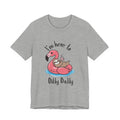 I'm Here to Dilly Dally T‑Shirt — Cute Sloth on Flamingo Float Tee