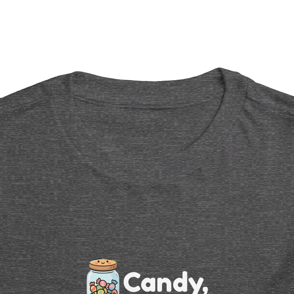 Toddler Tee — "Candy, Candy Canes, Candy Corn & Syrup" Holiday Candy Kids Shirt