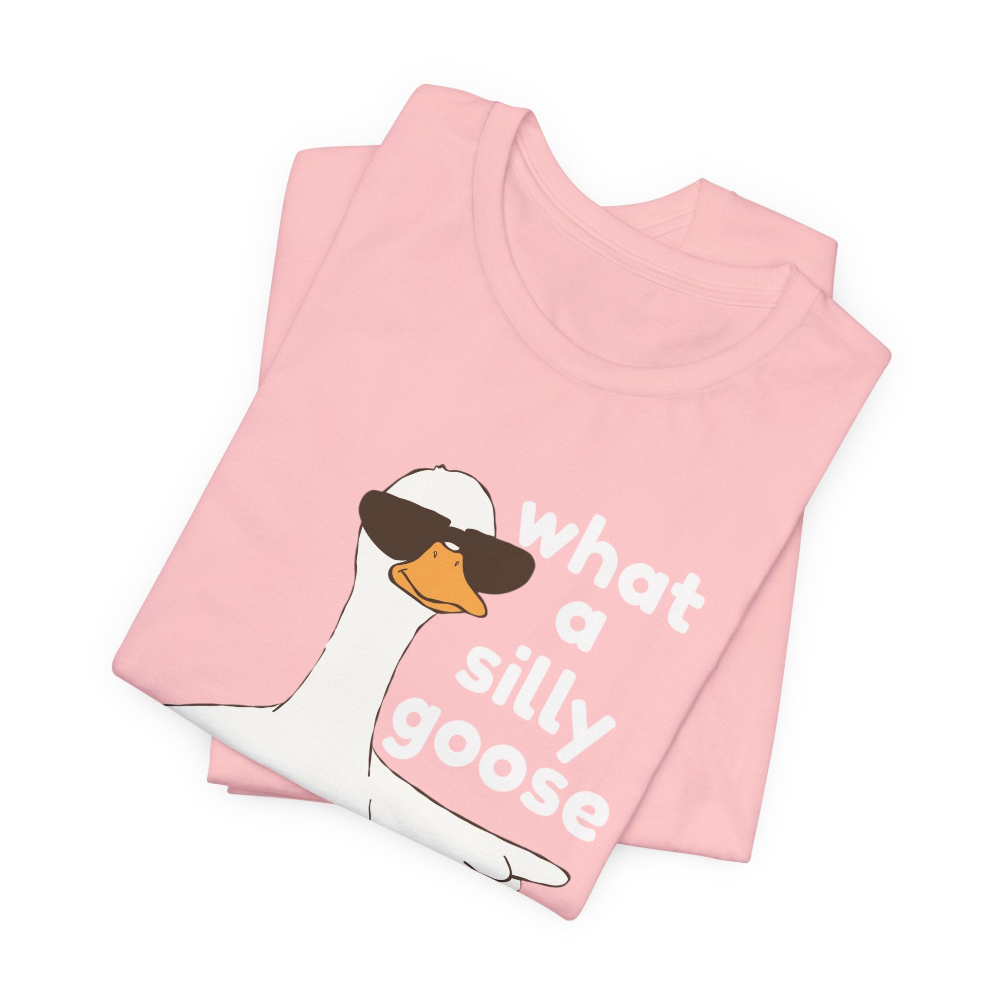 What a Silly Goose T-Shirt — Funny Cartoon Goose Tee for Animal Lovers