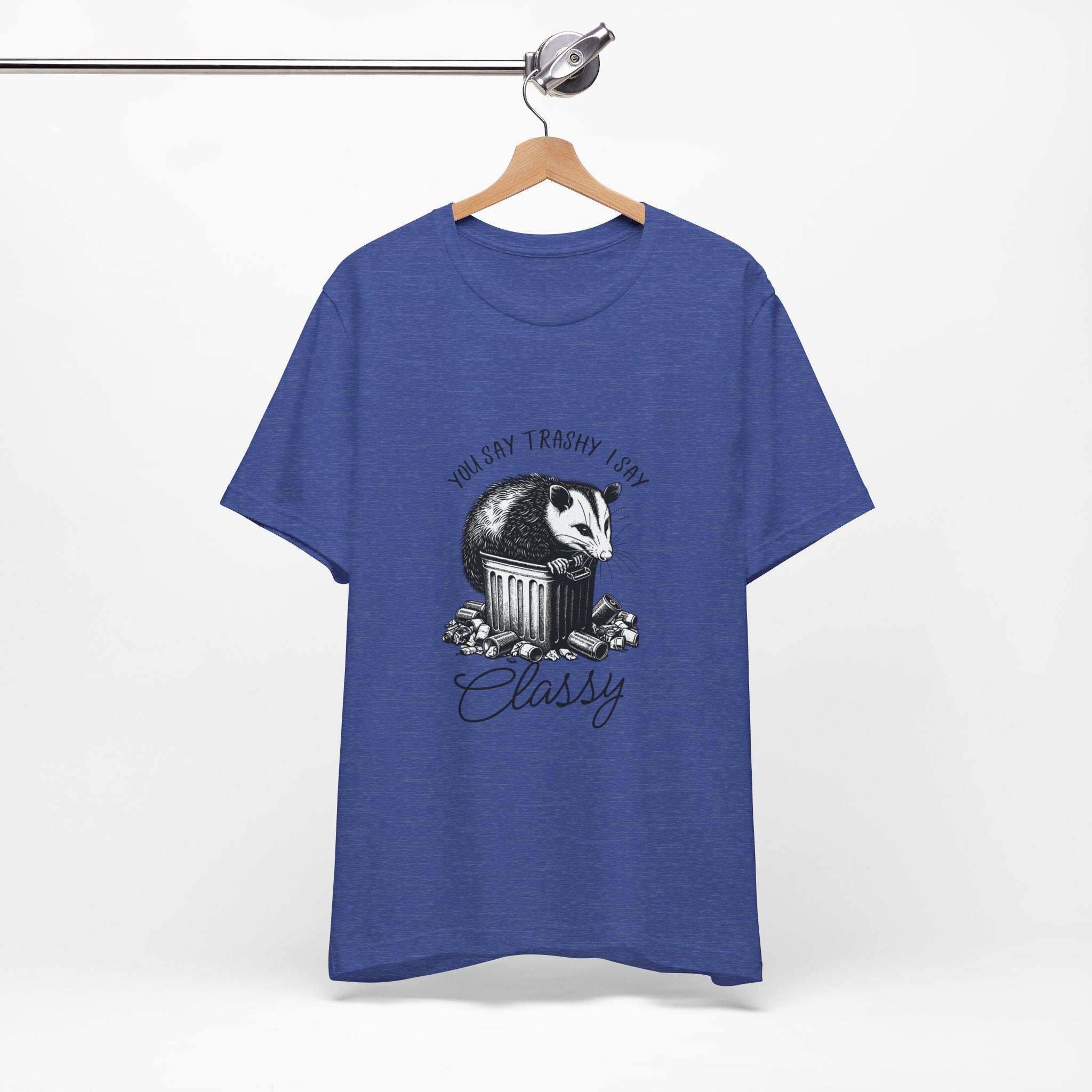 T‑Shirt — “You Say Trashy I Say Classy” Opossum Vintage Graphic Tee