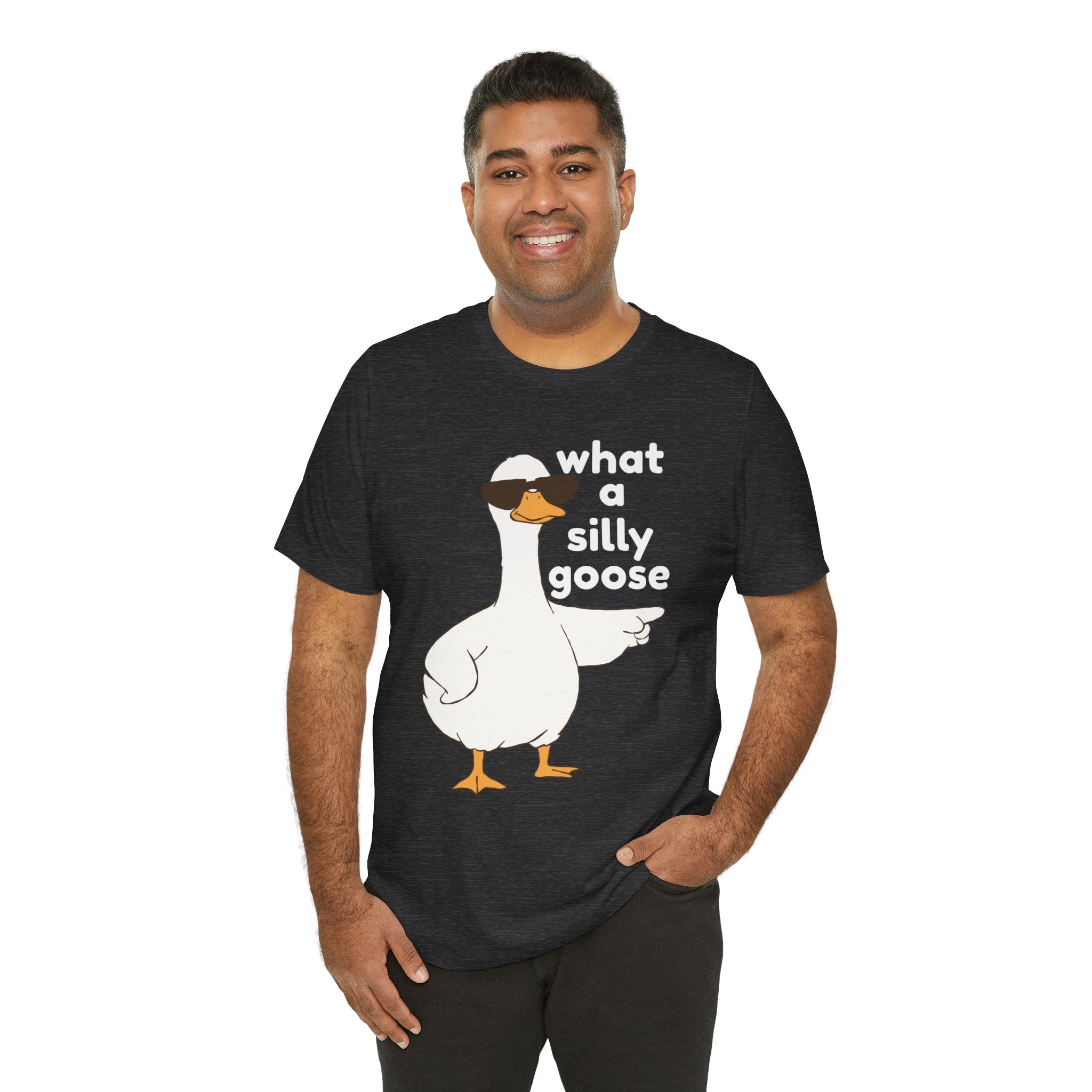 What a Silly Goose T-Shirt — Funny Cartoon Goose Tee for Animal Lovers