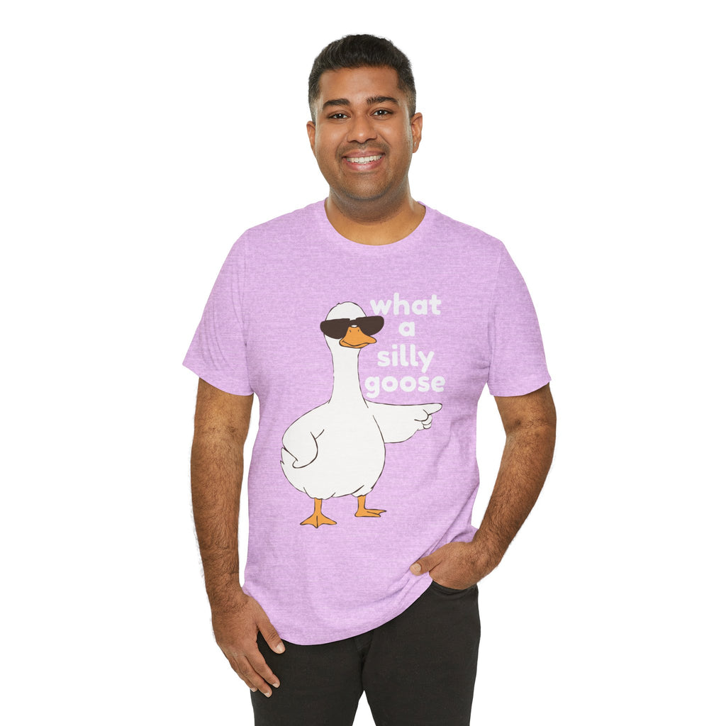 What a Silly Goose T-Shirt — Funny Cartoon Goose Tee for Animal Lovers