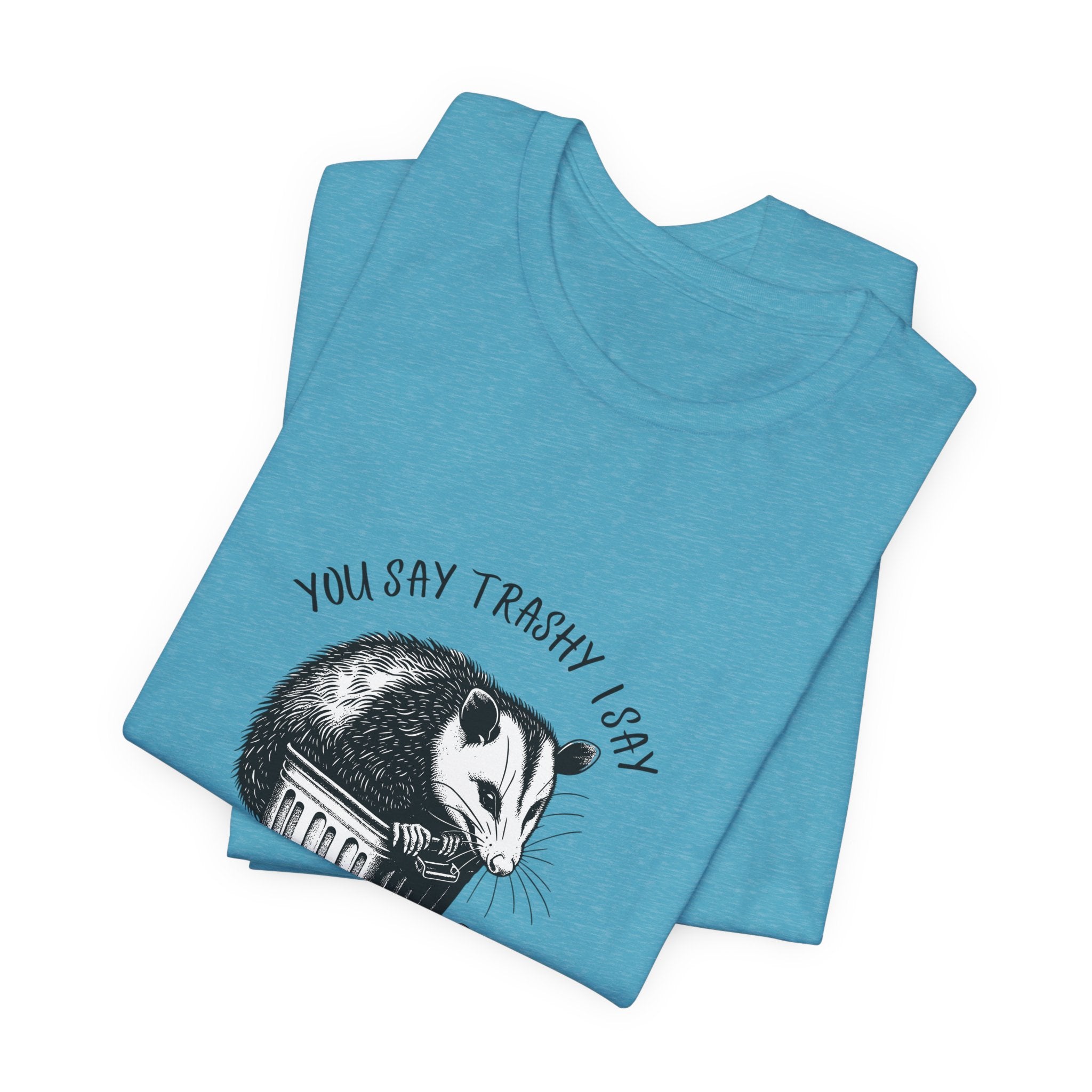 T‑Shirt — “You Say Trashy I Say Classy” Opossum Vintage Graphic Tee