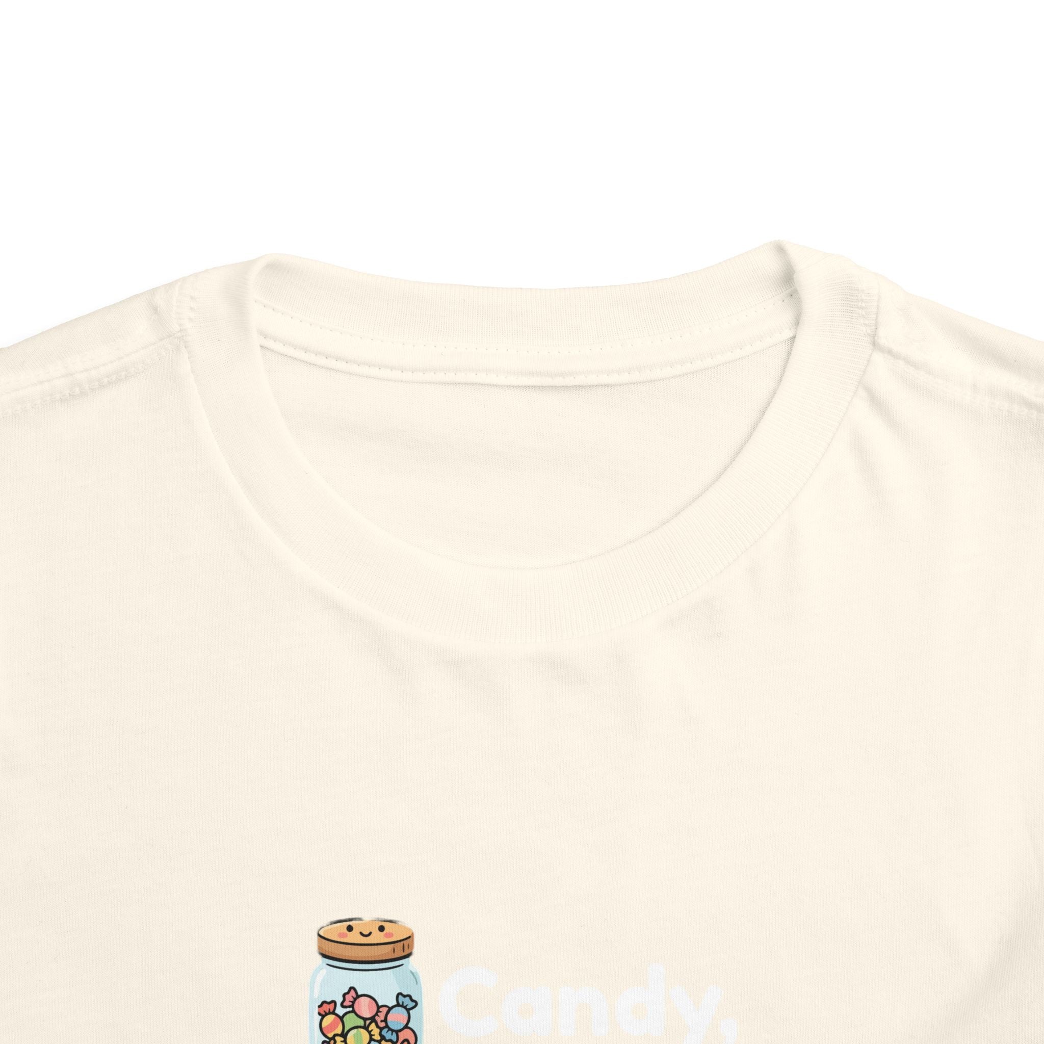 Toddler Tee — "Candy, Candy Canes, Candy Corn & Syrup" Holiday Candy Kids Shirt