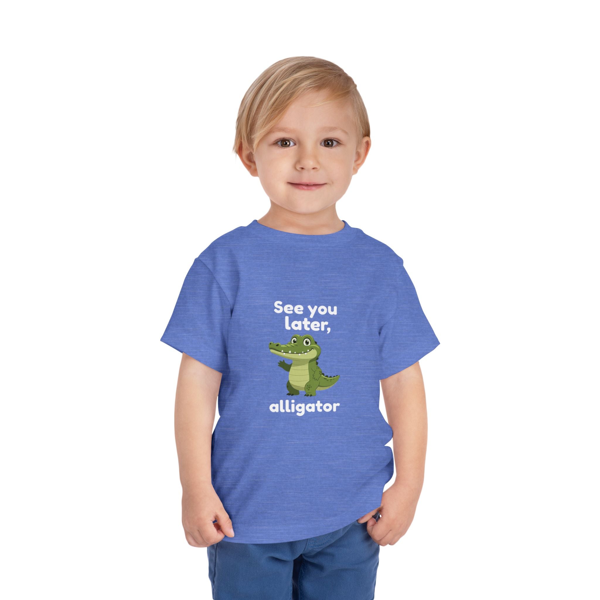 See You Later Alligator Toddler Tee — Cute Cartoon Alligator Kids Shirt