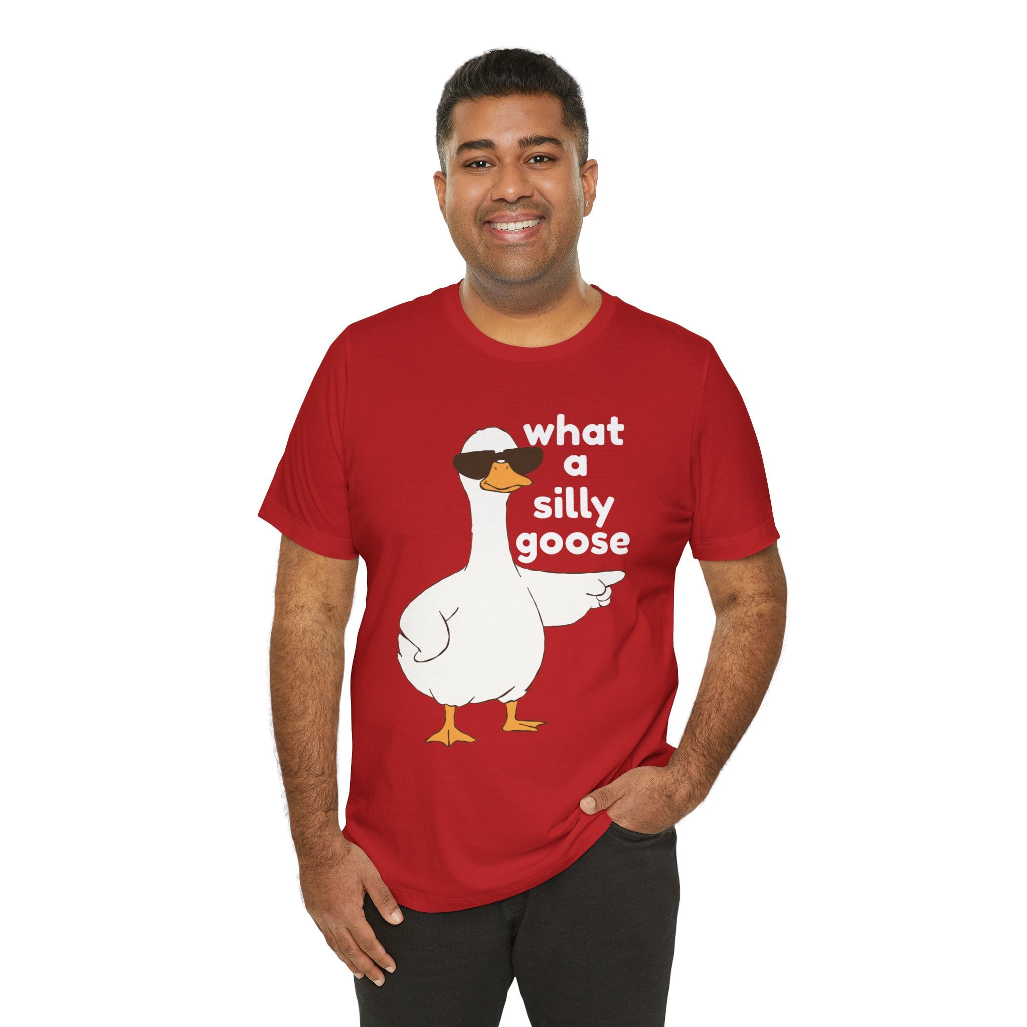 What a Silly Goose T-Shirt — Funny Cartoon Goose Tee for Animal Lovers