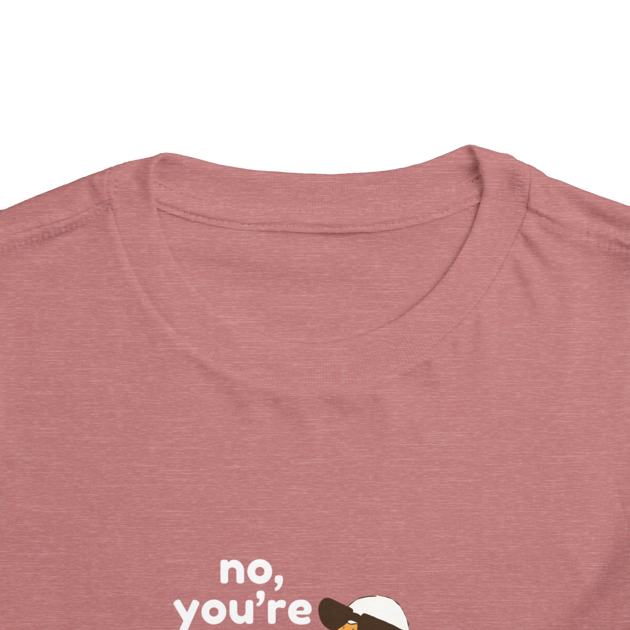 Toddler Tee – "No, You're a Silly Goose" Cute Cartoon Goose Shirt