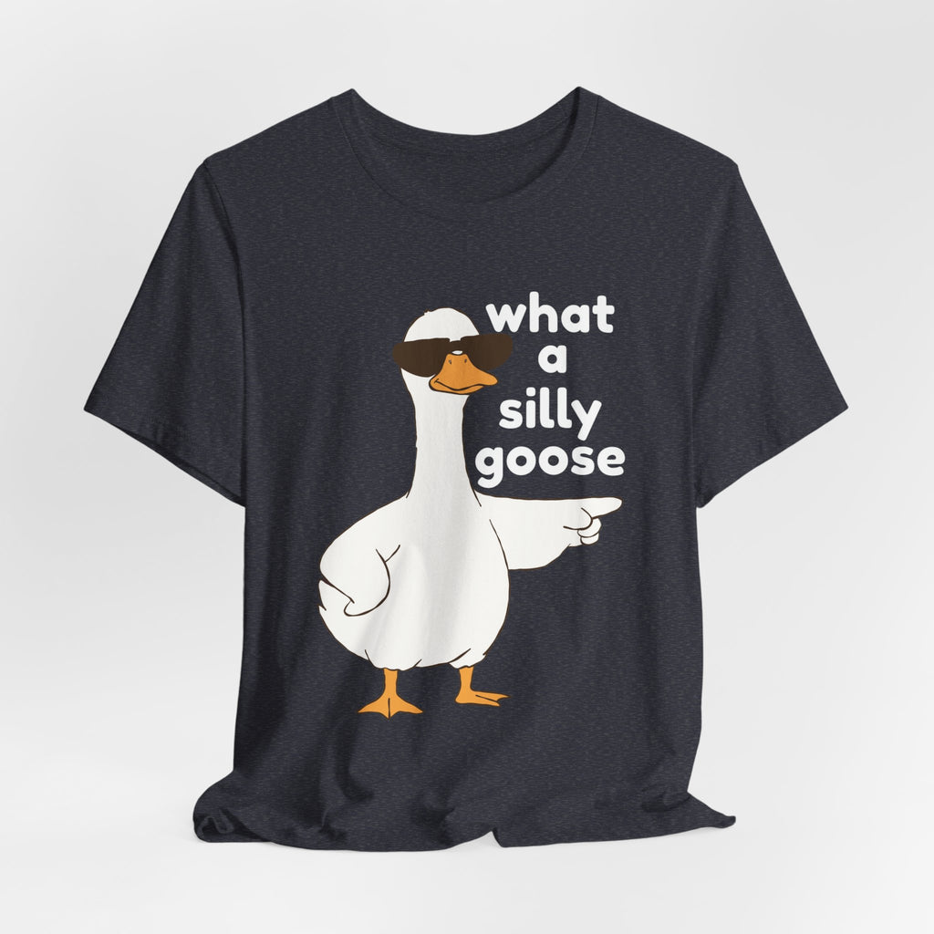 What a Silly Goose T-Shirt — Funny Cartoon Goose Tee for Animal Lovers