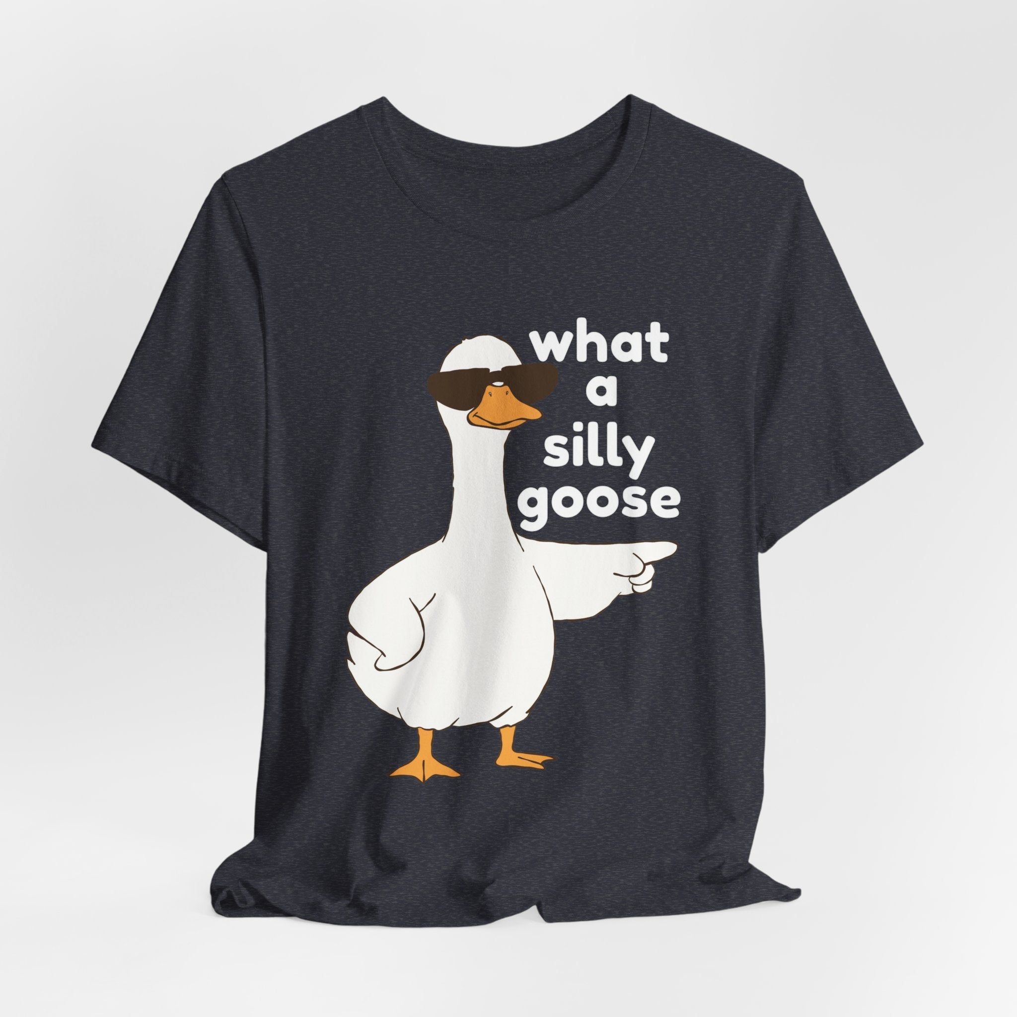 What a Silly Goose T-Shirt — Funny Cartoon Goose Tee for Animal Lovers