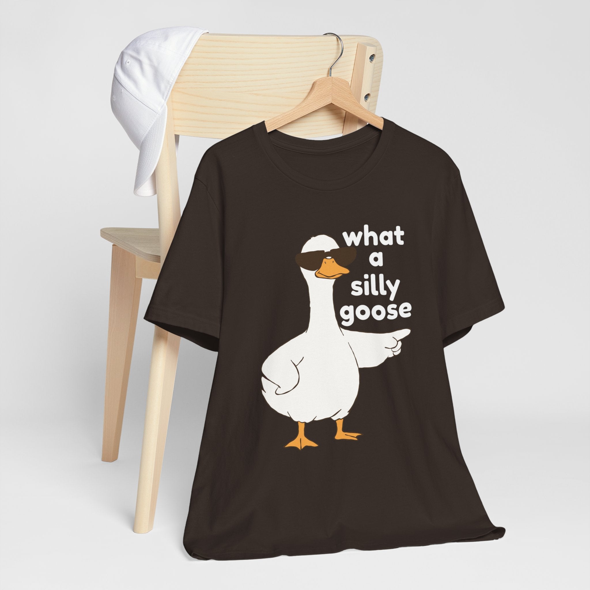 What a Silly Goose T-Shirt — Funny Cartoon Goose Tee for Animal Lovers