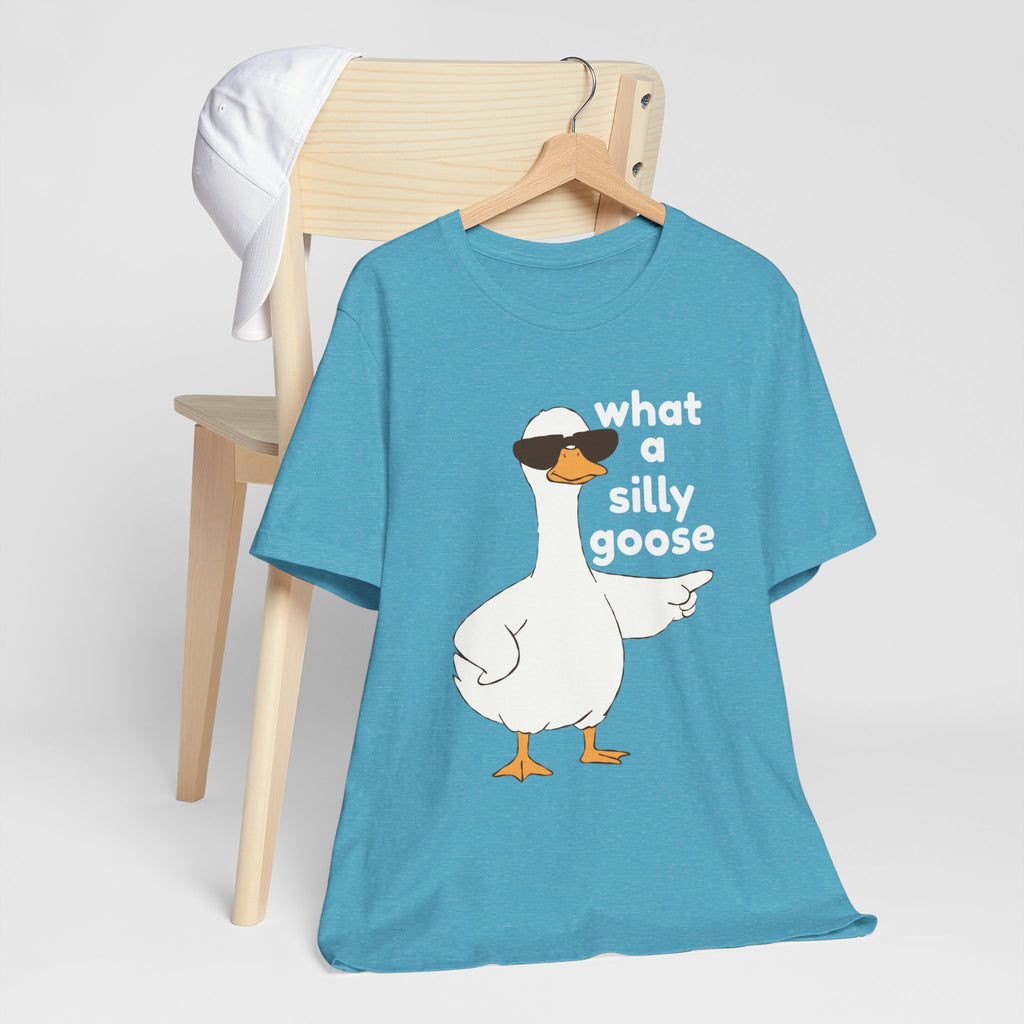 What a Silly Goose T-Shirt — Funny Cartoon Goose Tee for Animal Lovers