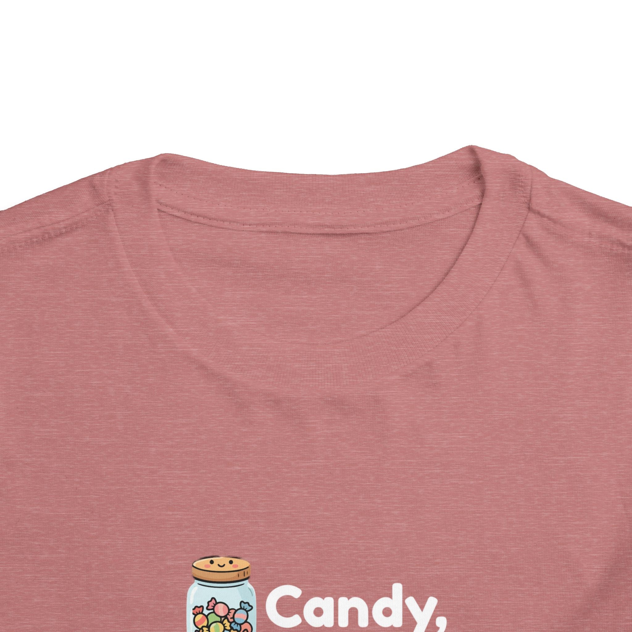 Toddler Tee — "Candy, Candy Canes, Candy Corn & Syrup" Holiday Candy Kids Shirt