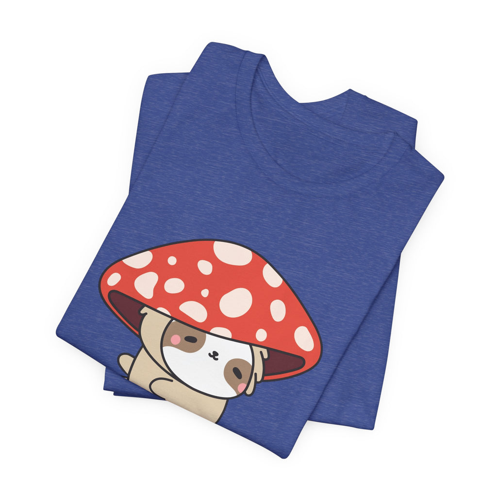 Don't Be Suspicious Mushroom Sloth T-Shirt — Cute Funny Graphic Tee
