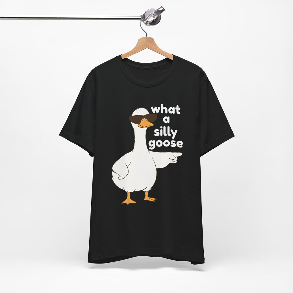 What a Silly Goose T-Shirt — Funny Cartoon Goose Tee for Animal Lovers