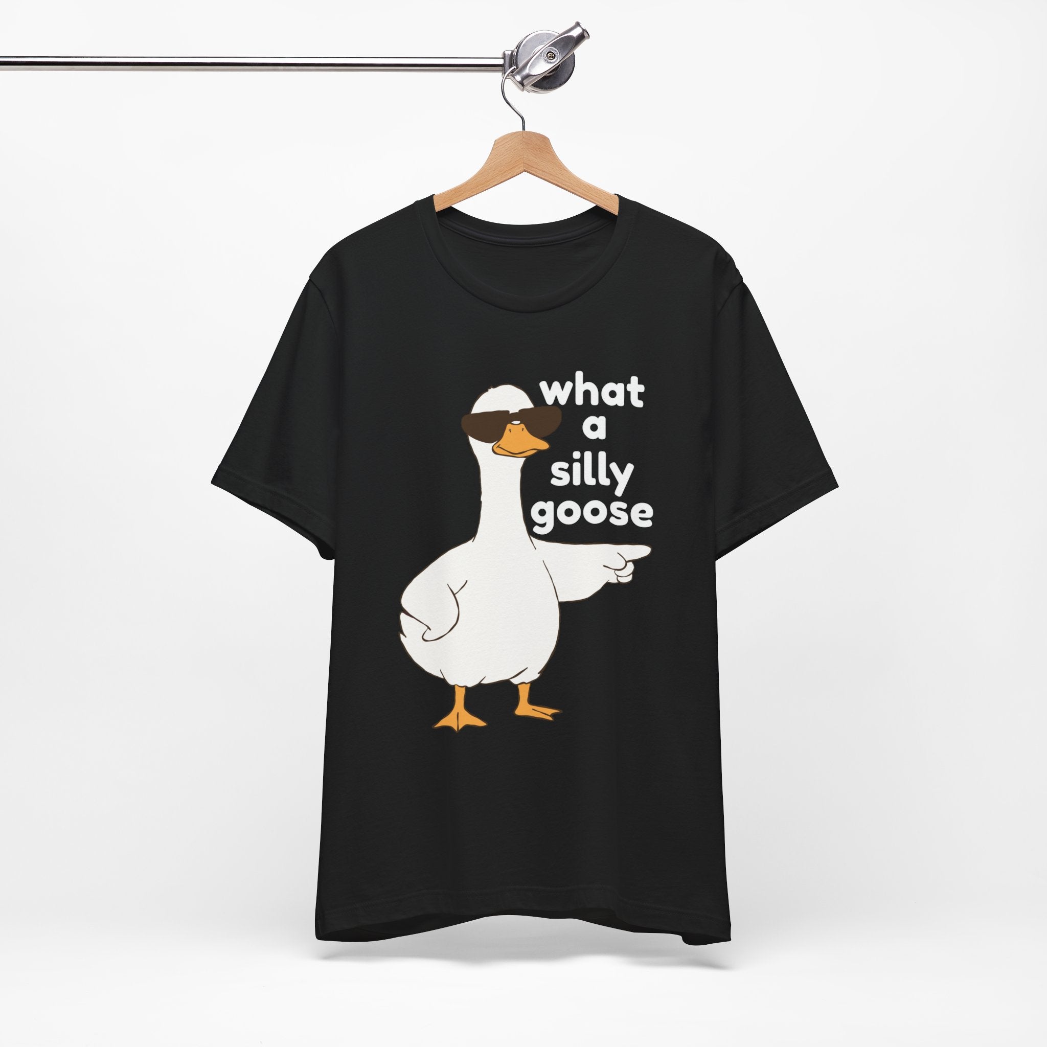What a Silly Goose T-Shirt — Funny Cartoon Goose Tee for Animal Lovers