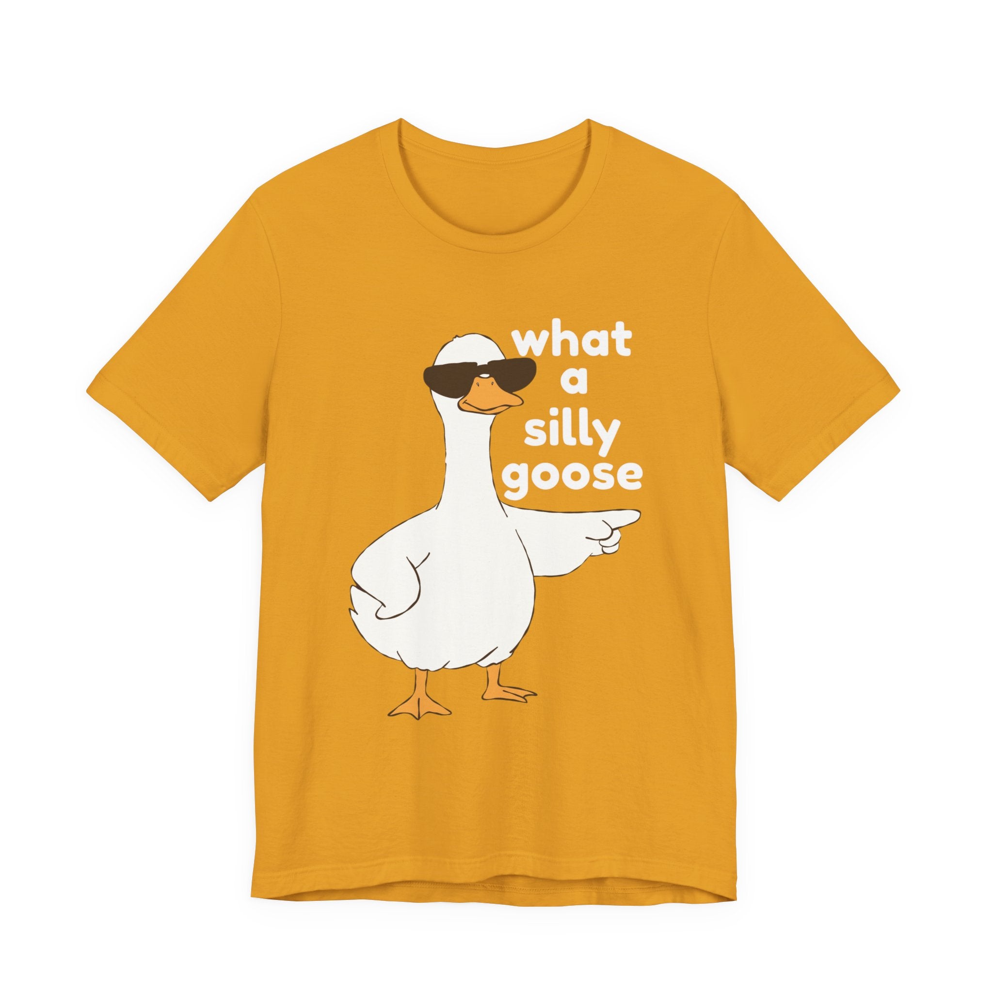 What a Silly Goose T-Shirt — Funny Cartoon Goose Tee for Animal Lovers