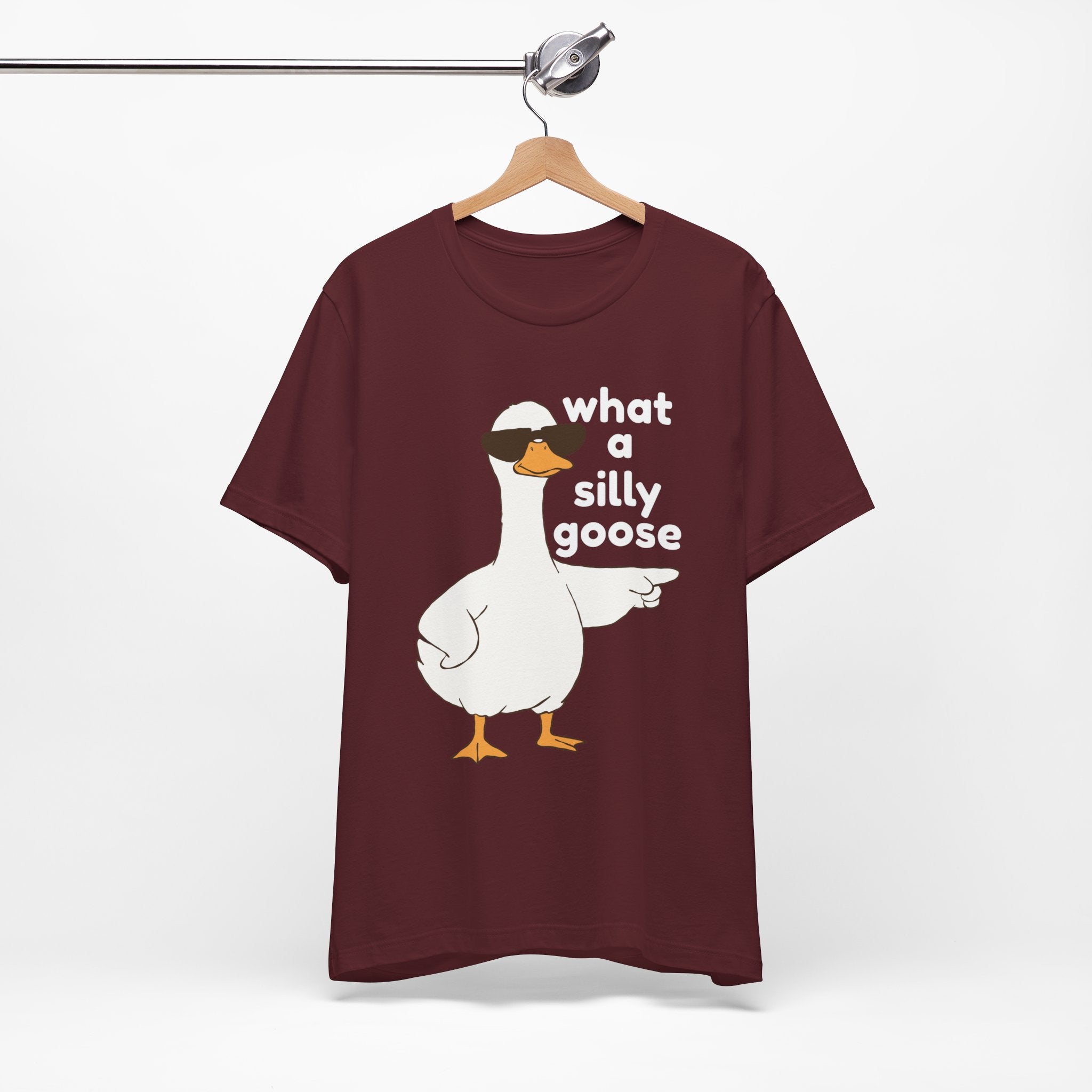 What a Silly Goose T-Shirt — Funny Cartoon Goose Tee for Animal Lovers