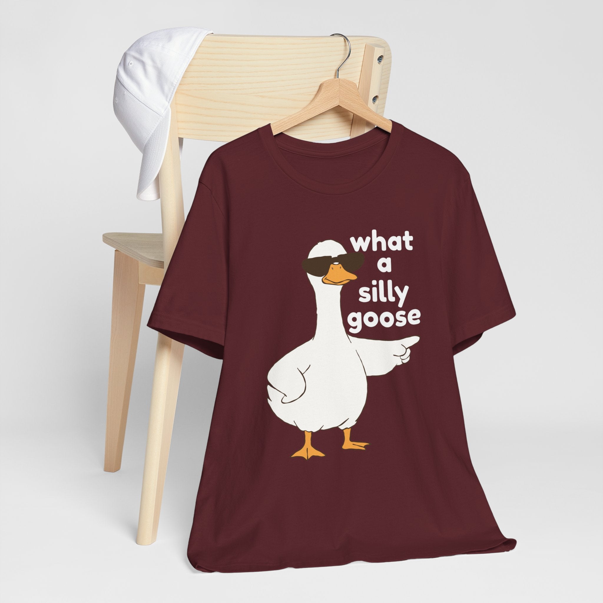 What a Silly Goose T-Shirt — Funny Cartoon Goose Tee for Animal Lovers