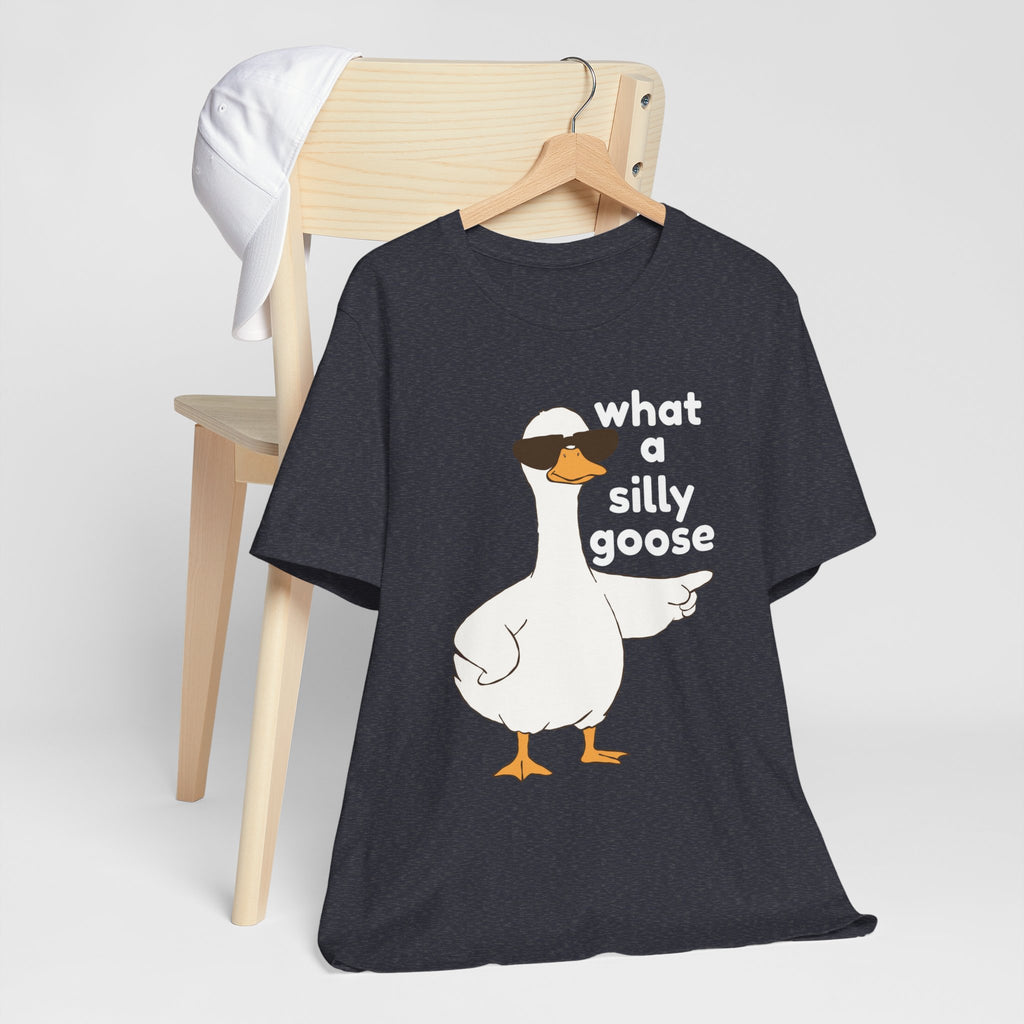 What a Silly Goose T-Shirt — Funny Cartoon Goose Tee for Animal Lovers