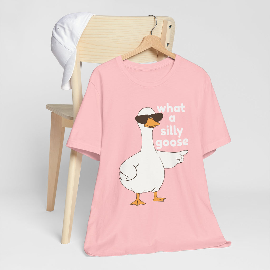 What a Silly Goose T-Shirt — Funny Cartoon Goose Tee for Animal Lovers