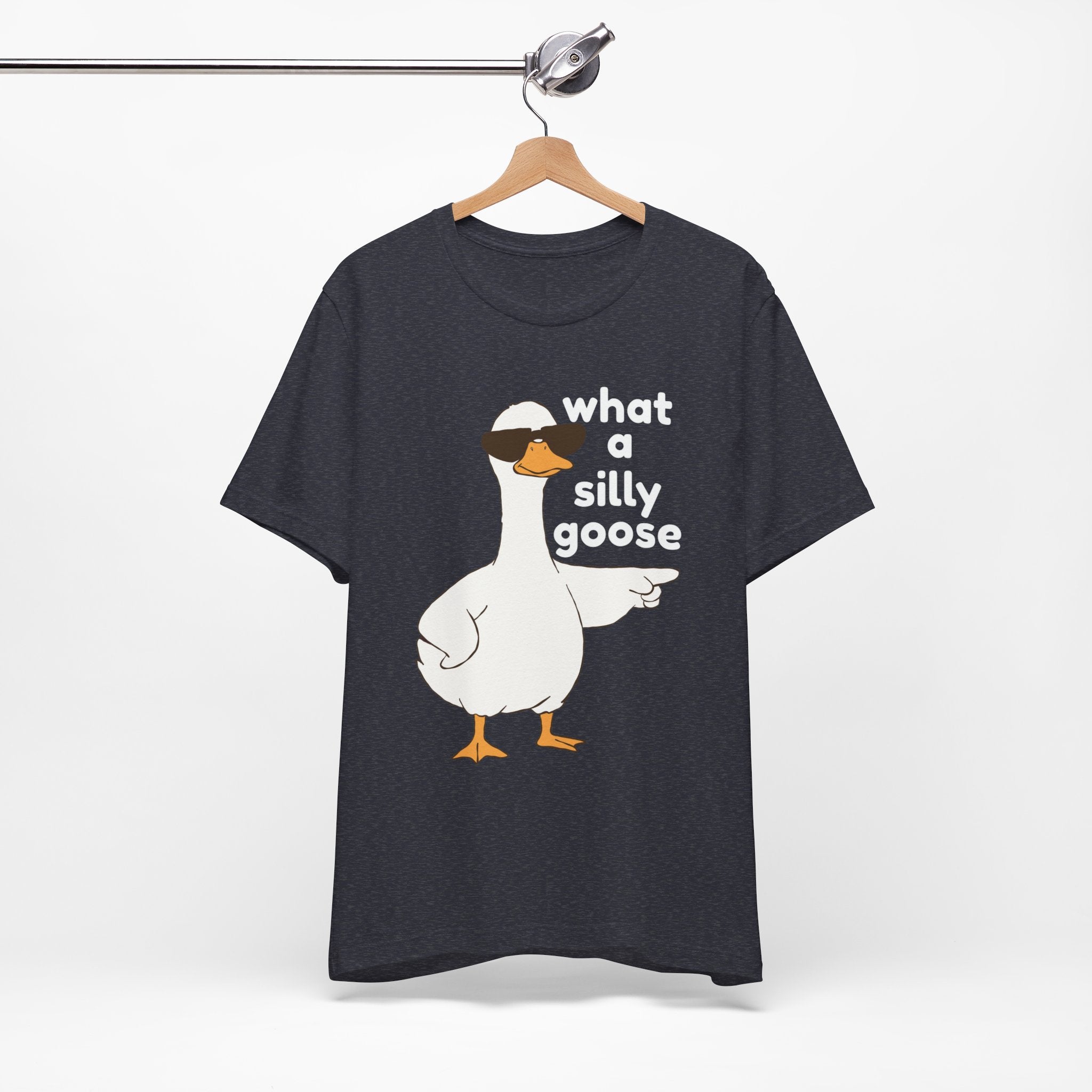 What a Silly Goose T-Shirt — Funny Cartoon Goose Tee for Animal Lovers