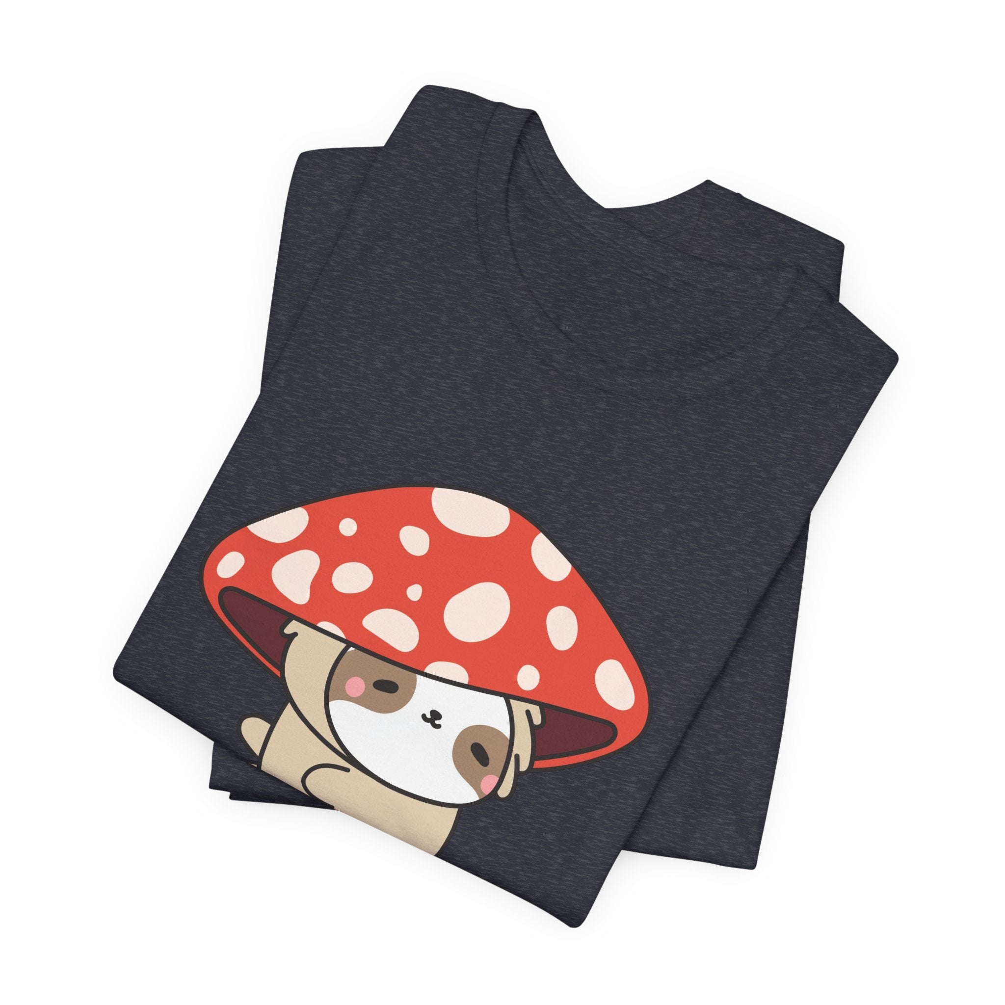 Don't Be Suspicious Mushroom Sloth T-Shirt — Cute Funny Graphic Tee