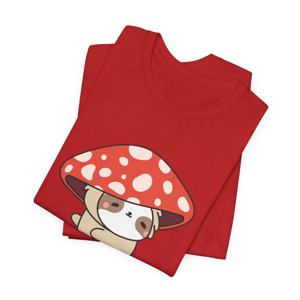 Don't Be Suspicious Mushroom Sloth T-Shirt — Cute Funny Graphic Tee