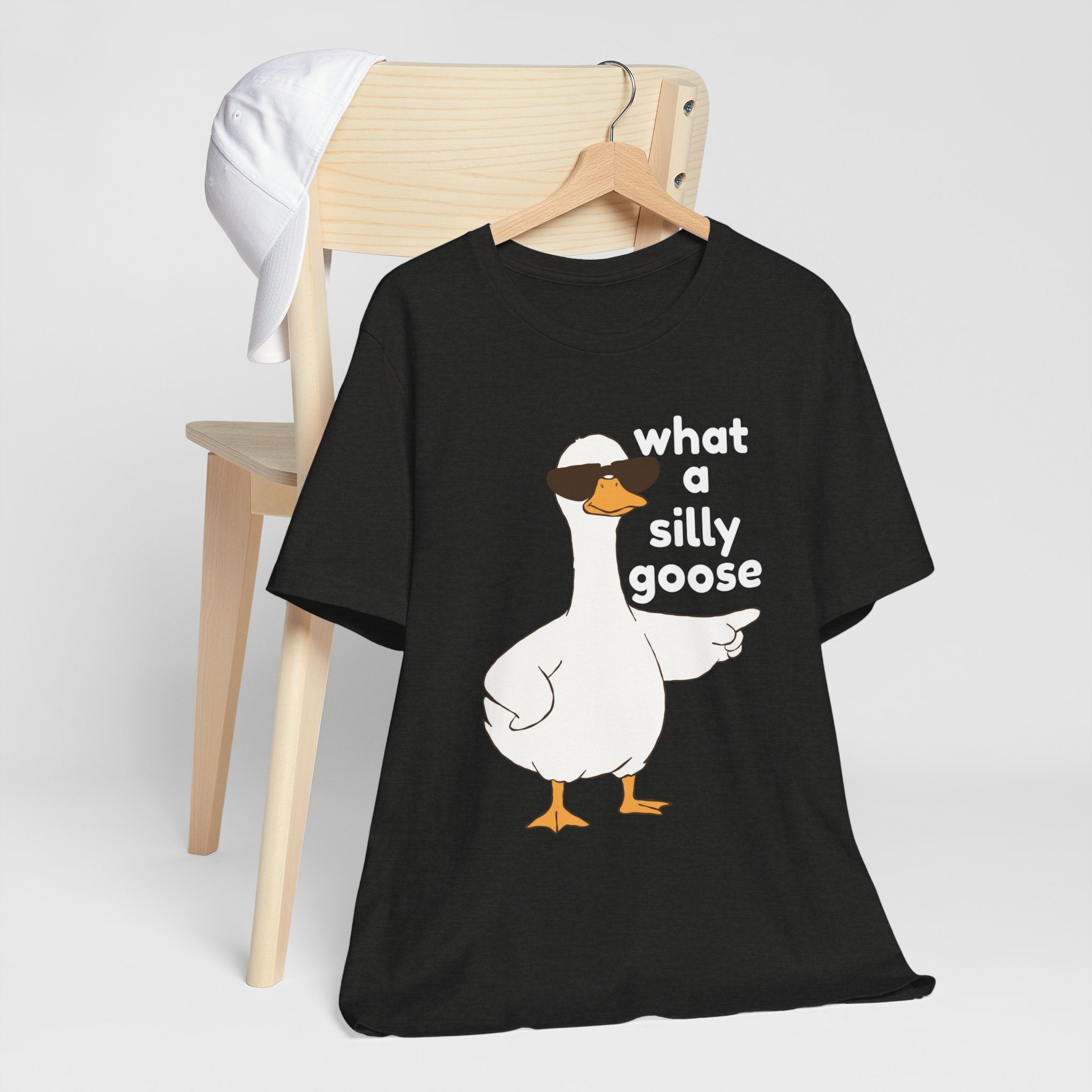 What a Silly Goose T-Shirt — Funny Cartoon Goose Tee for Animal Lovers