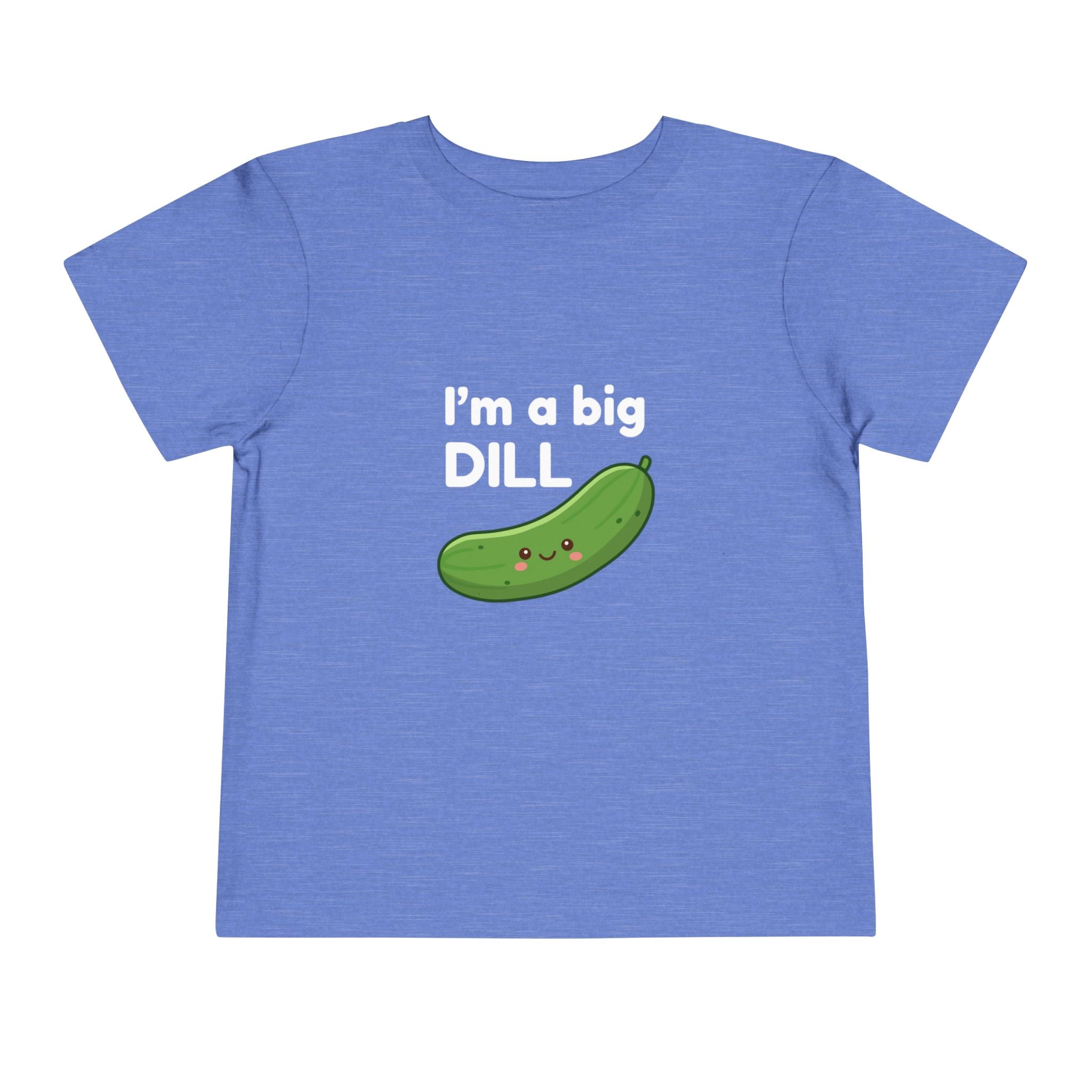 I’m a Big Dill Toddler Tee - Cute Pickle Graphic Shirt for Kids