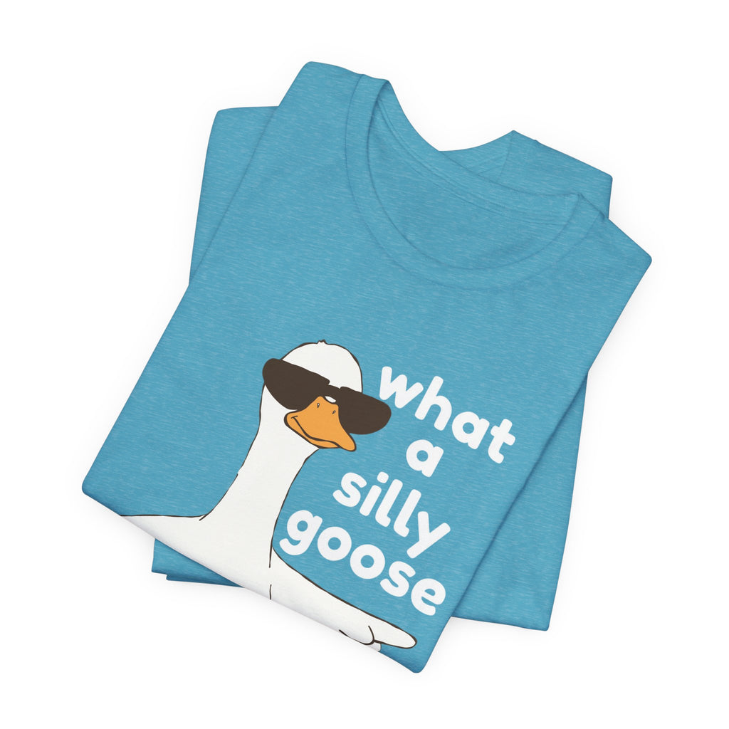 What a Silly Goose T-Shirt — Funny Cartoon Goose Tee for Animal Lovers