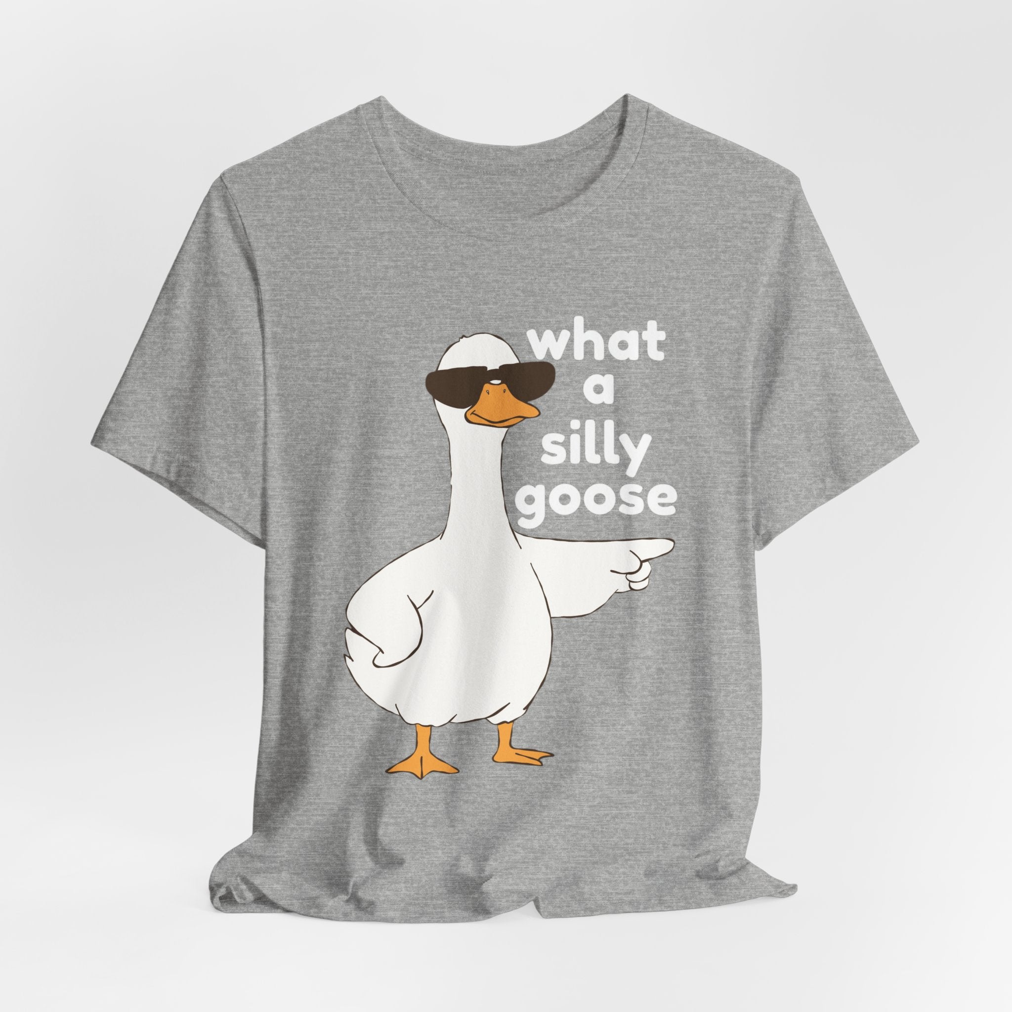 What a Silly Goose T-Shirt — Funny Cartoon Goose Tee for Animal Lovers