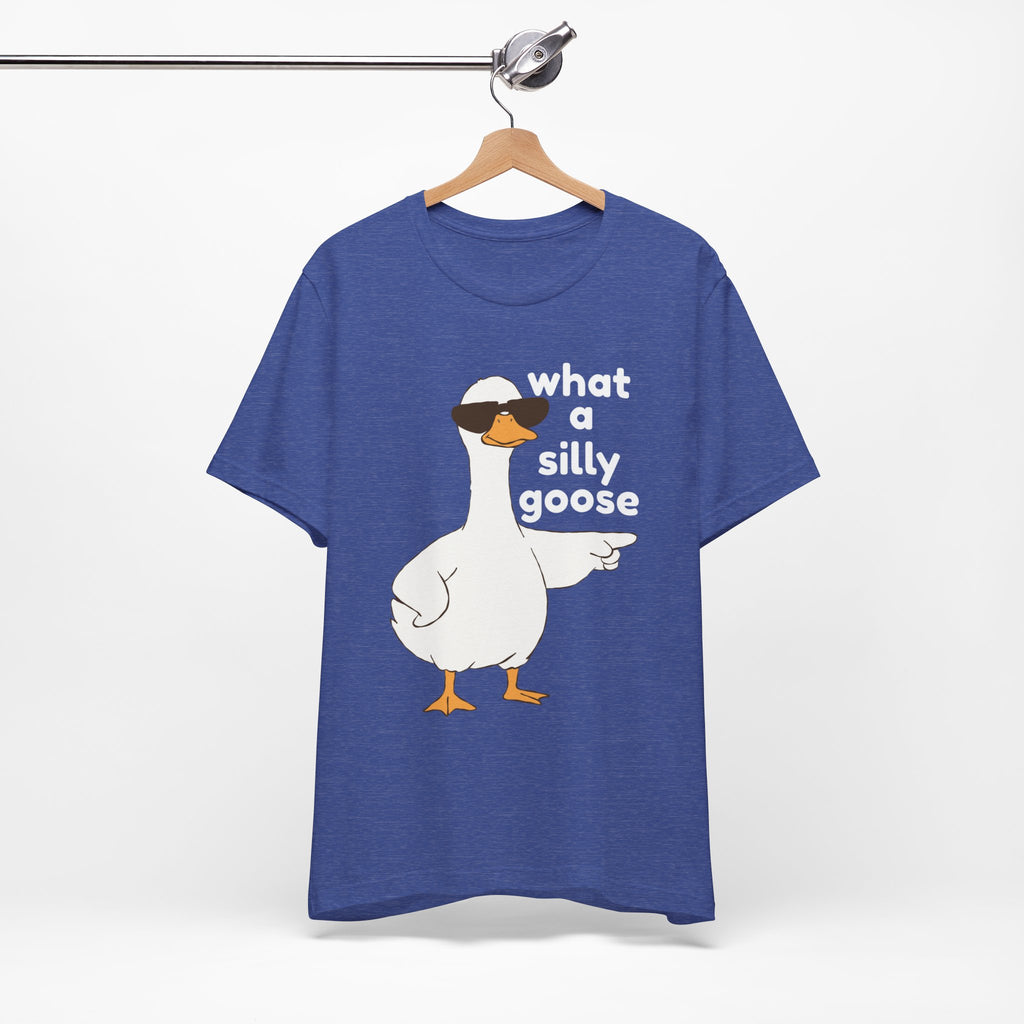 What a Silly Goose T-Shirt — Funny Cartoon Goose Tee for Animal Lovers