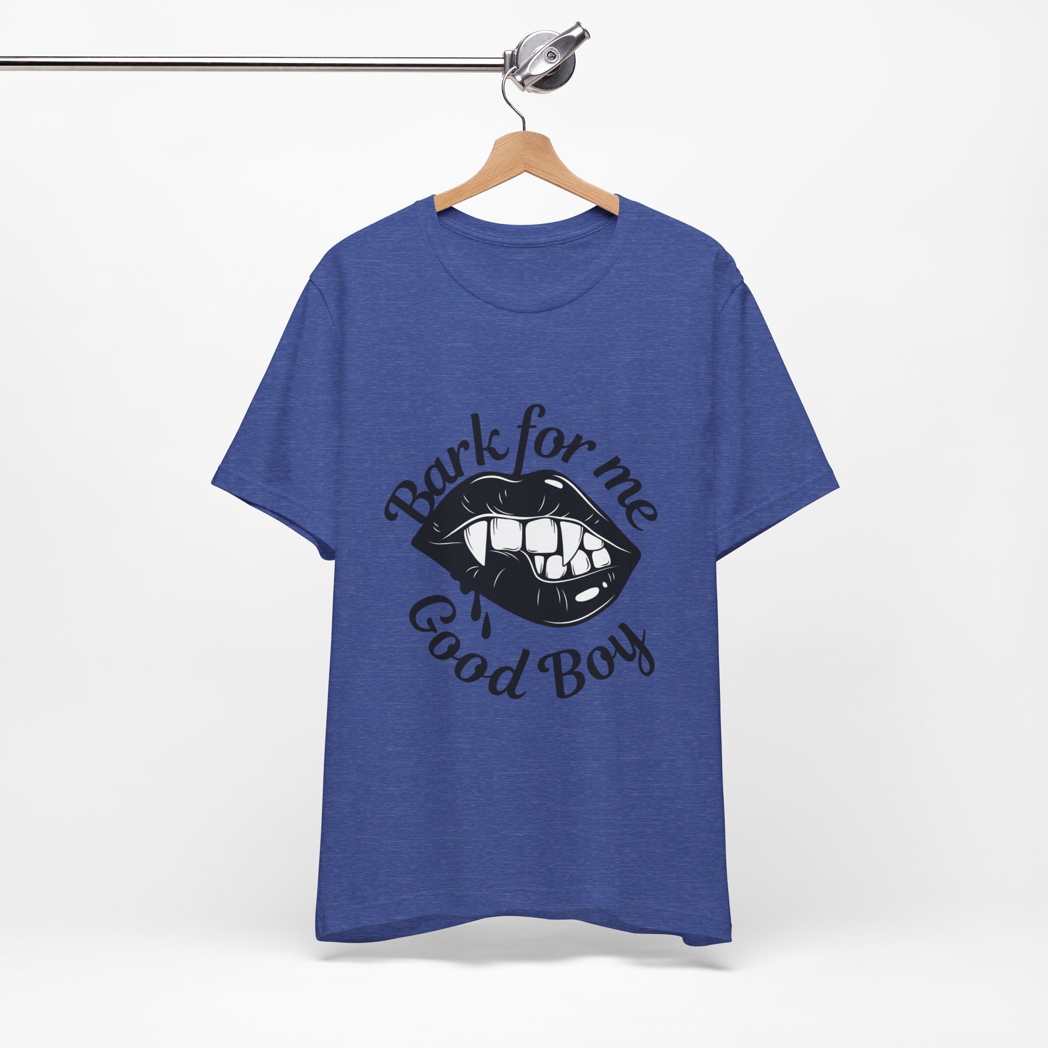 Graphic Tee — "Bark For Me Good Boy" Lip & Teeth Design