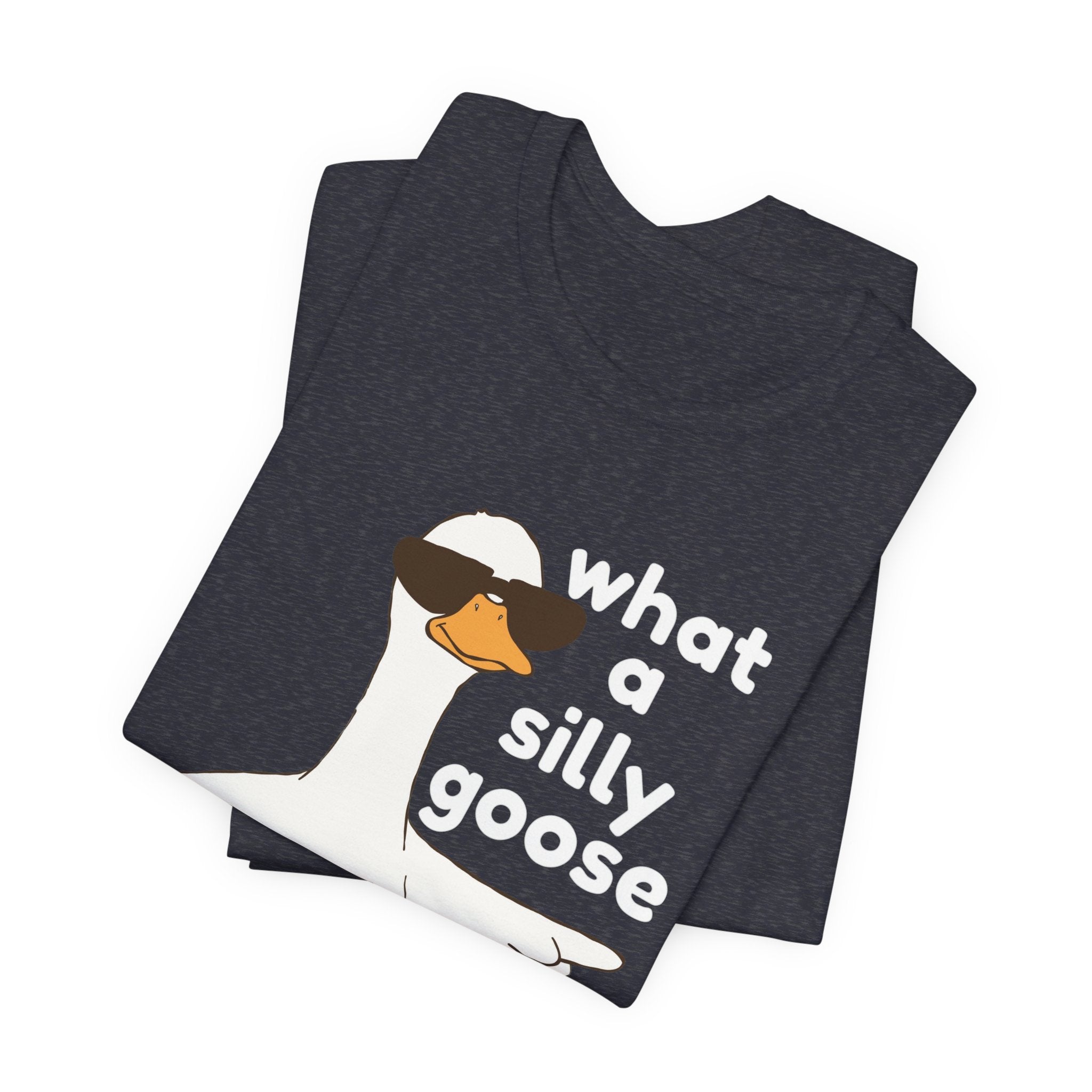What a Silly Goose T-Shirt — Funny Cartoon Goose Tee for Animal Lovers