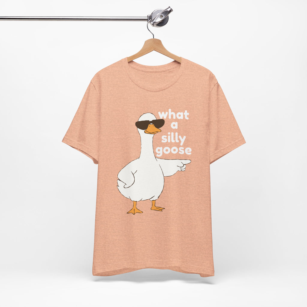 What a Silly Goose T-Shirt — Funny Cartoon Goose Tee for Animal Lovers