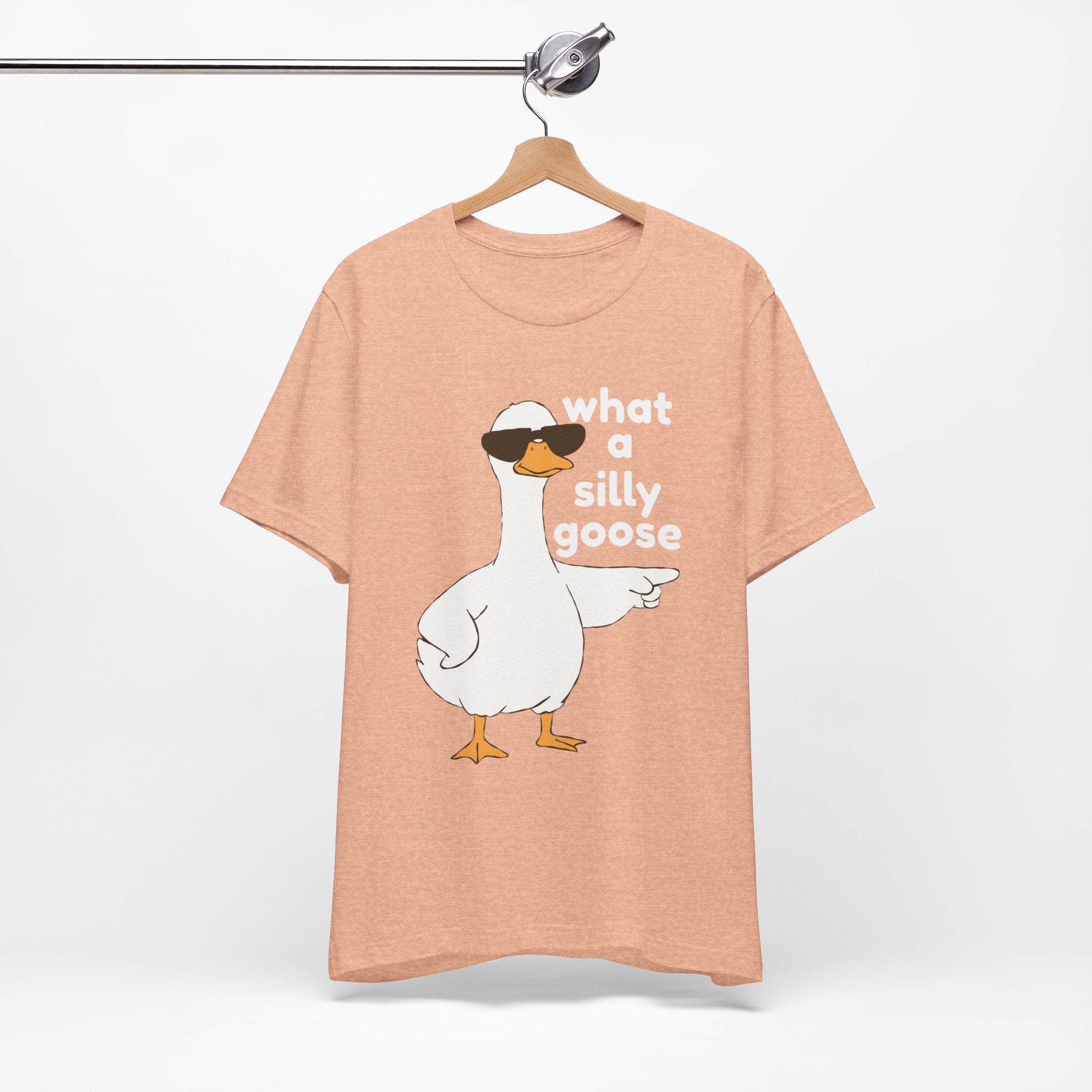 What a Silly Goose T-Shirt — Funny Cartoon Goose Tee for Animal Lovers