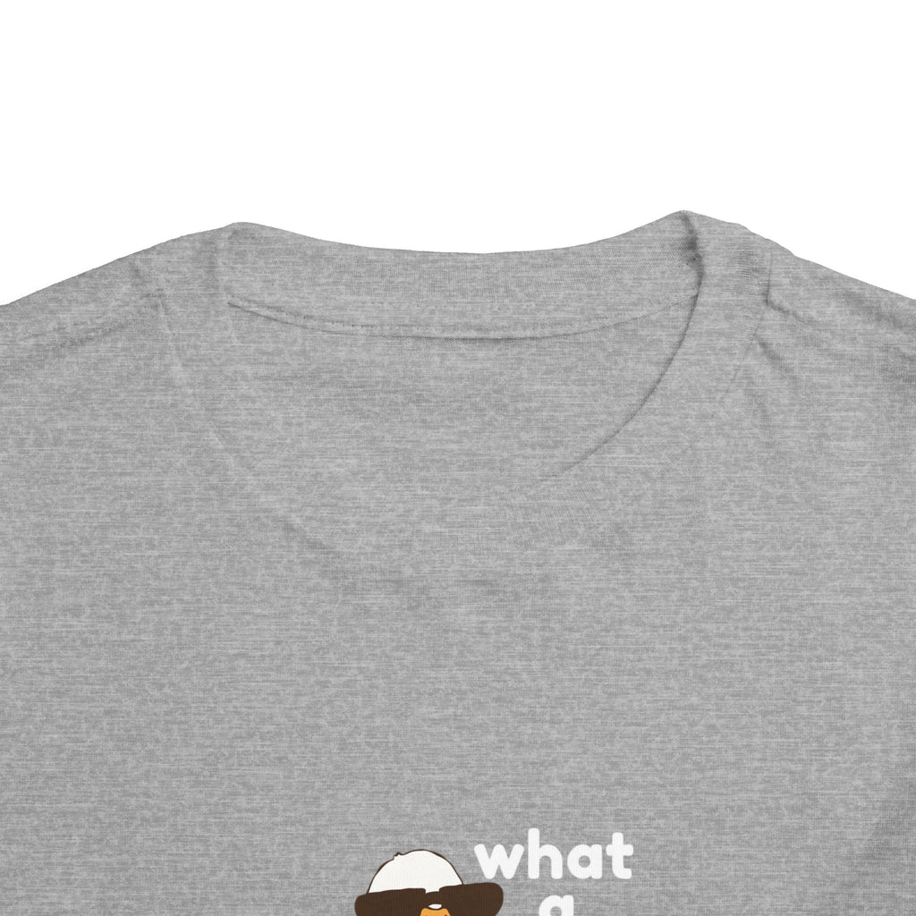 Toddler Tee — 'What a Silly Goose' Cute Goose Graphic Tee for Kids
