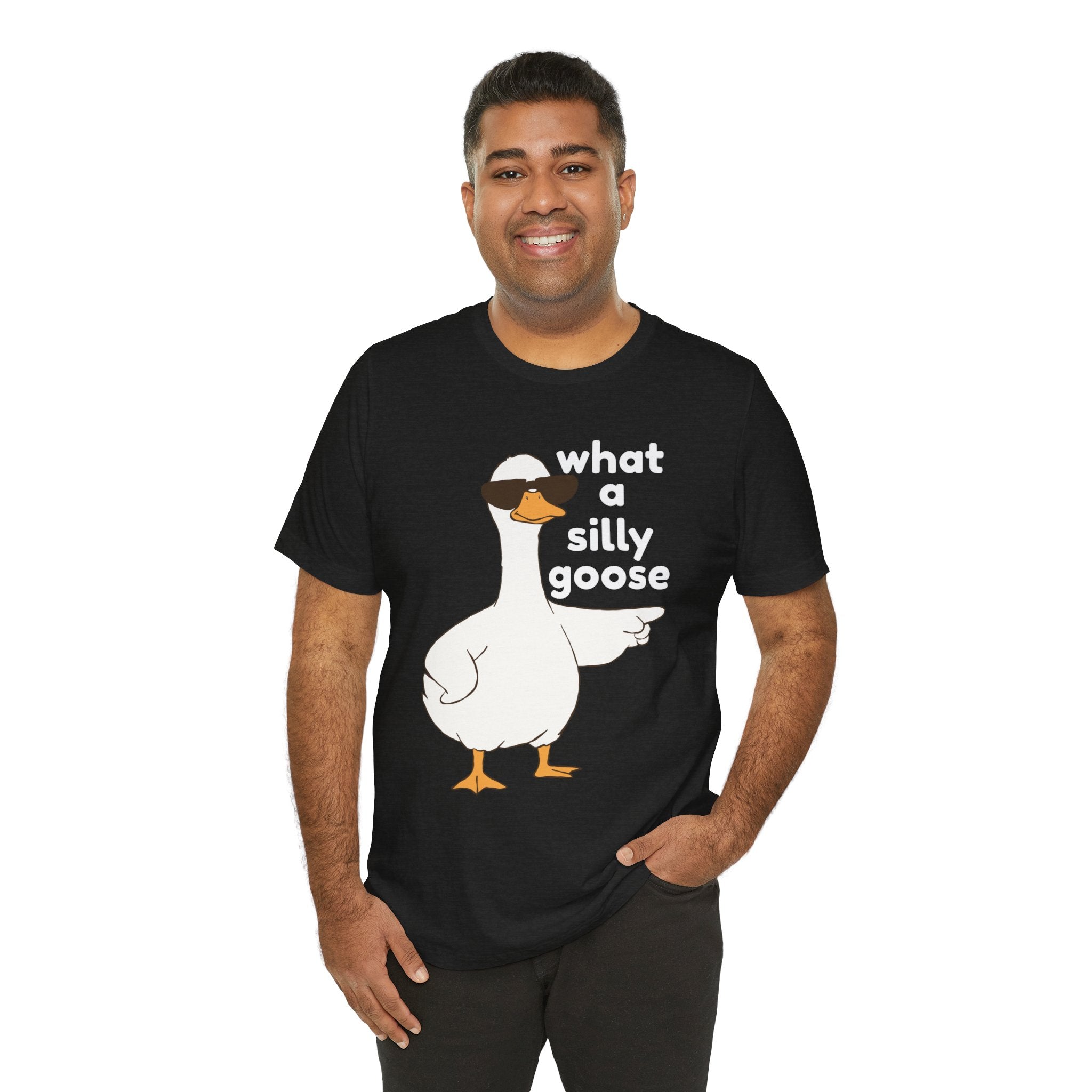 What a Silly Goose T-Shirt — Funny Cartoon Goose Tee for Animal Lovers