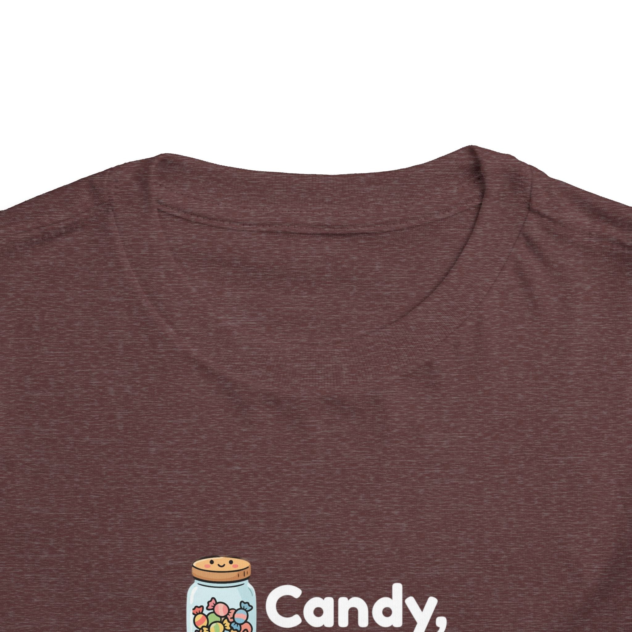 Toddler Tee — "Candy, Candy Canes, Candy Corn & Syrup" Holiday Candy Kids Shirt