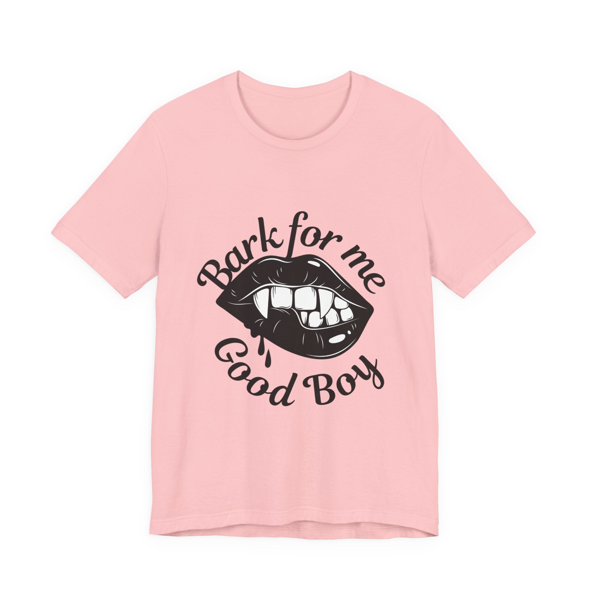 Graphic Tee — "Bark For Me Good Boy" Lip & Teeth Design