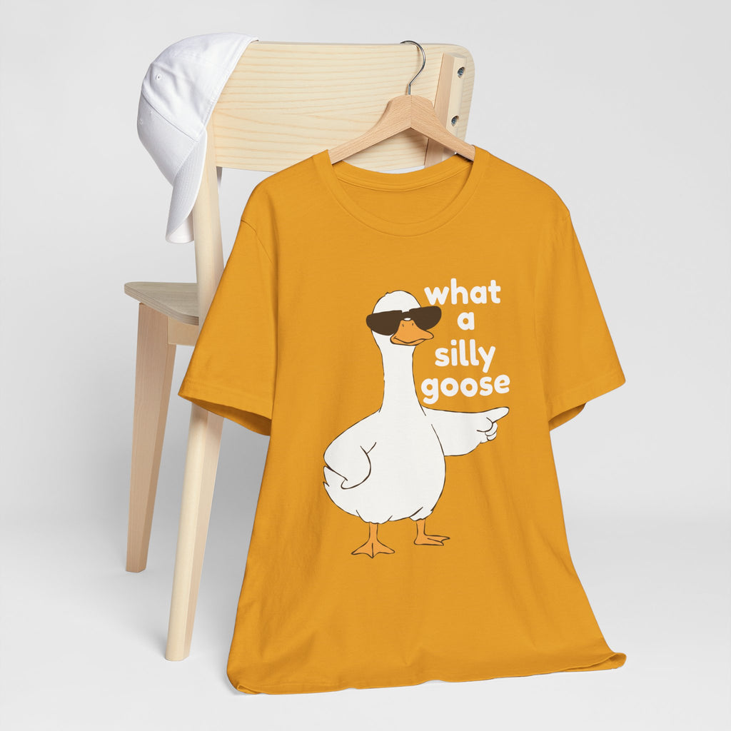 What a Silly Goose T-Shirt — Funny Cartoon Goose Tee for Animal Lovers