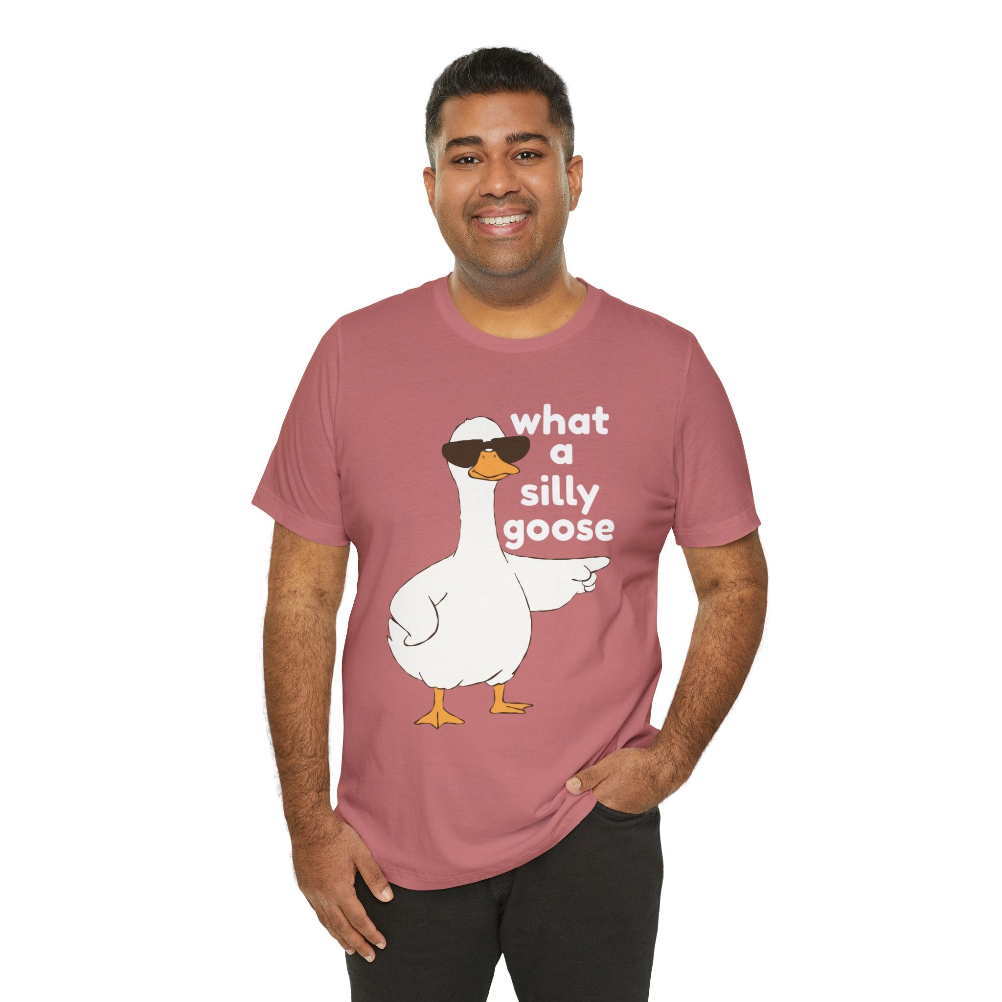 What a Silly Goose T-Shirt — Funny Cartoon Goose Tee for Animal Lovers