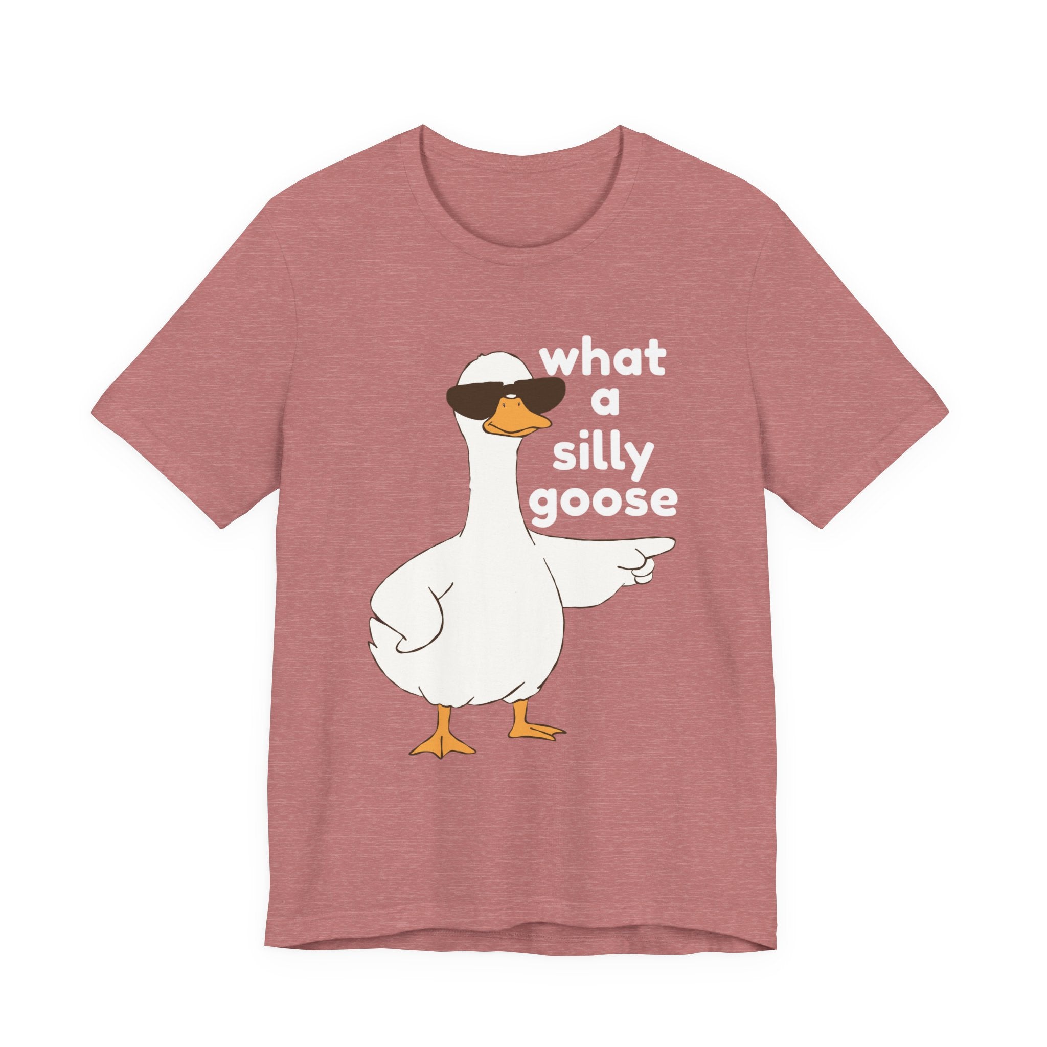 What a Silly Goose T-Shirt — Funny Cartoon Goose Tee for Animal Lovers