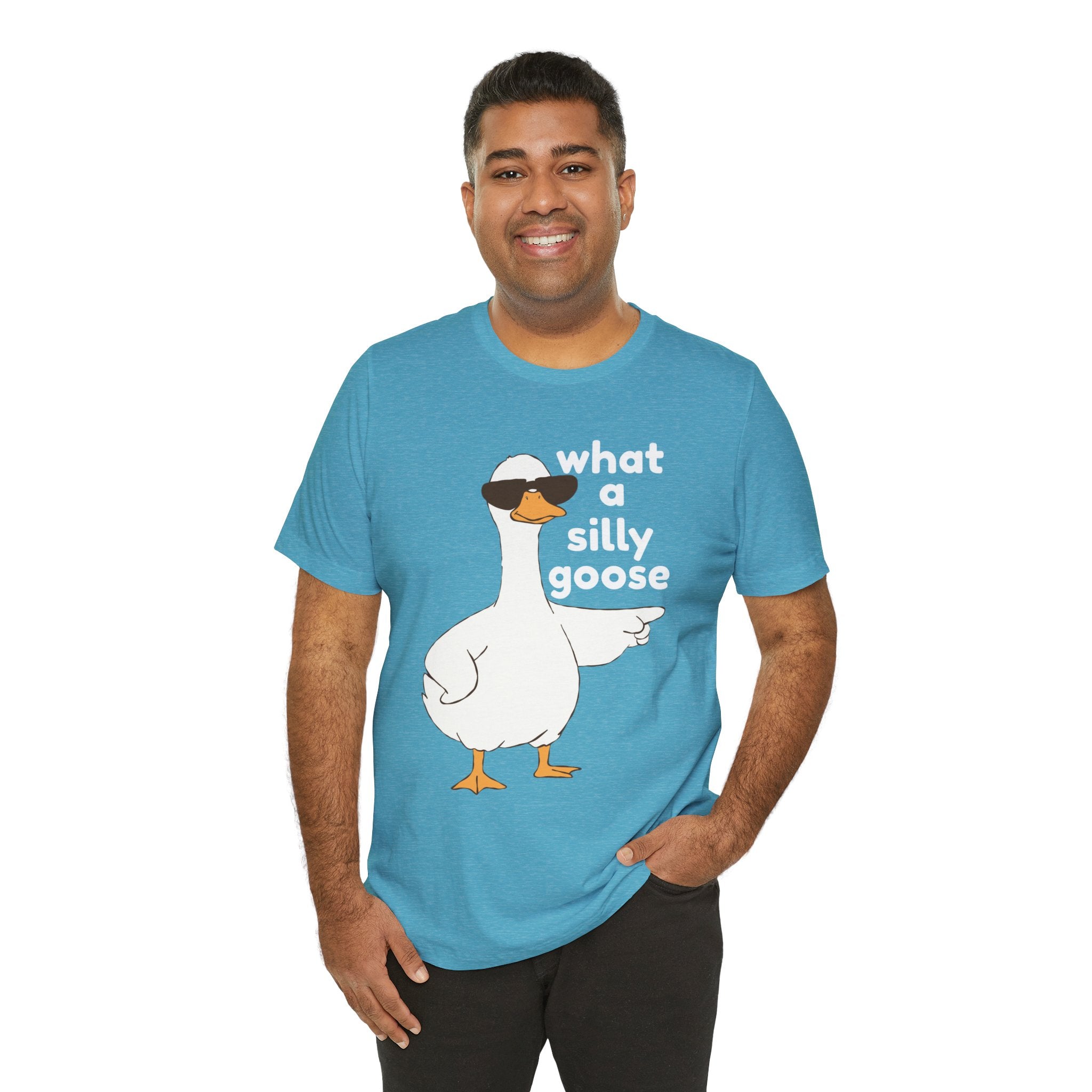 What a Silly Goose T-Shirt — Funny Cartoon Goose Tee for Animal Lovers