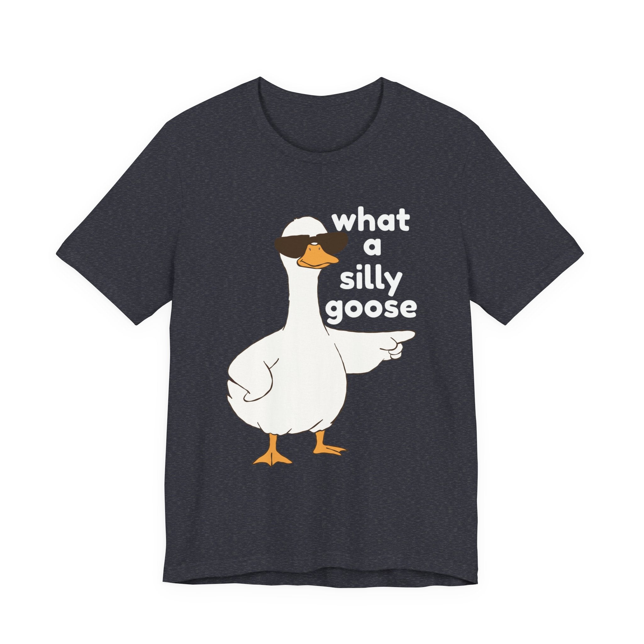 What a Silly Goose T-Shirt — Funny Cartoon Goose Tee for Animal Lovers