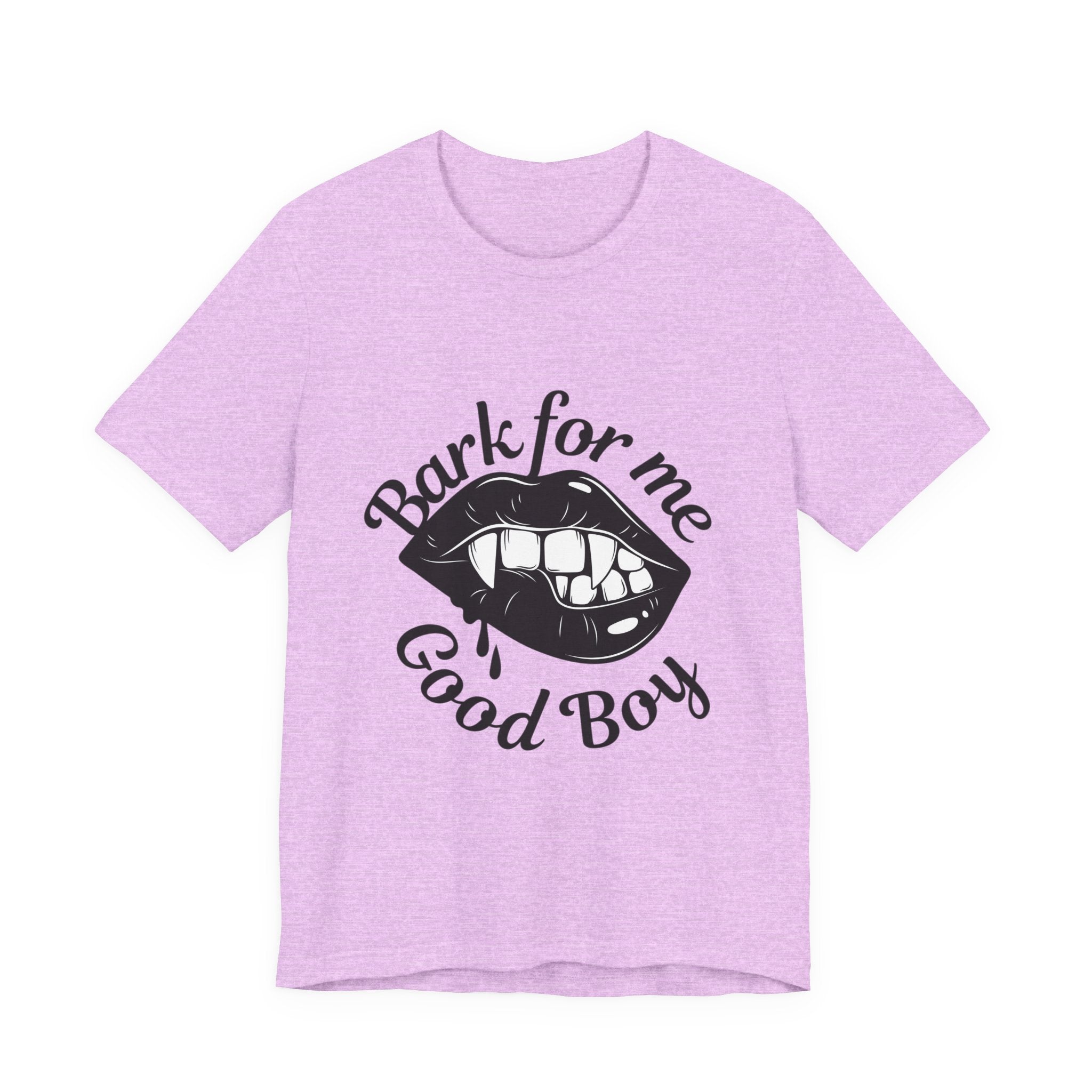 Graphic Tee — "Bark For Me Good Boy" Lip & Teeth Design