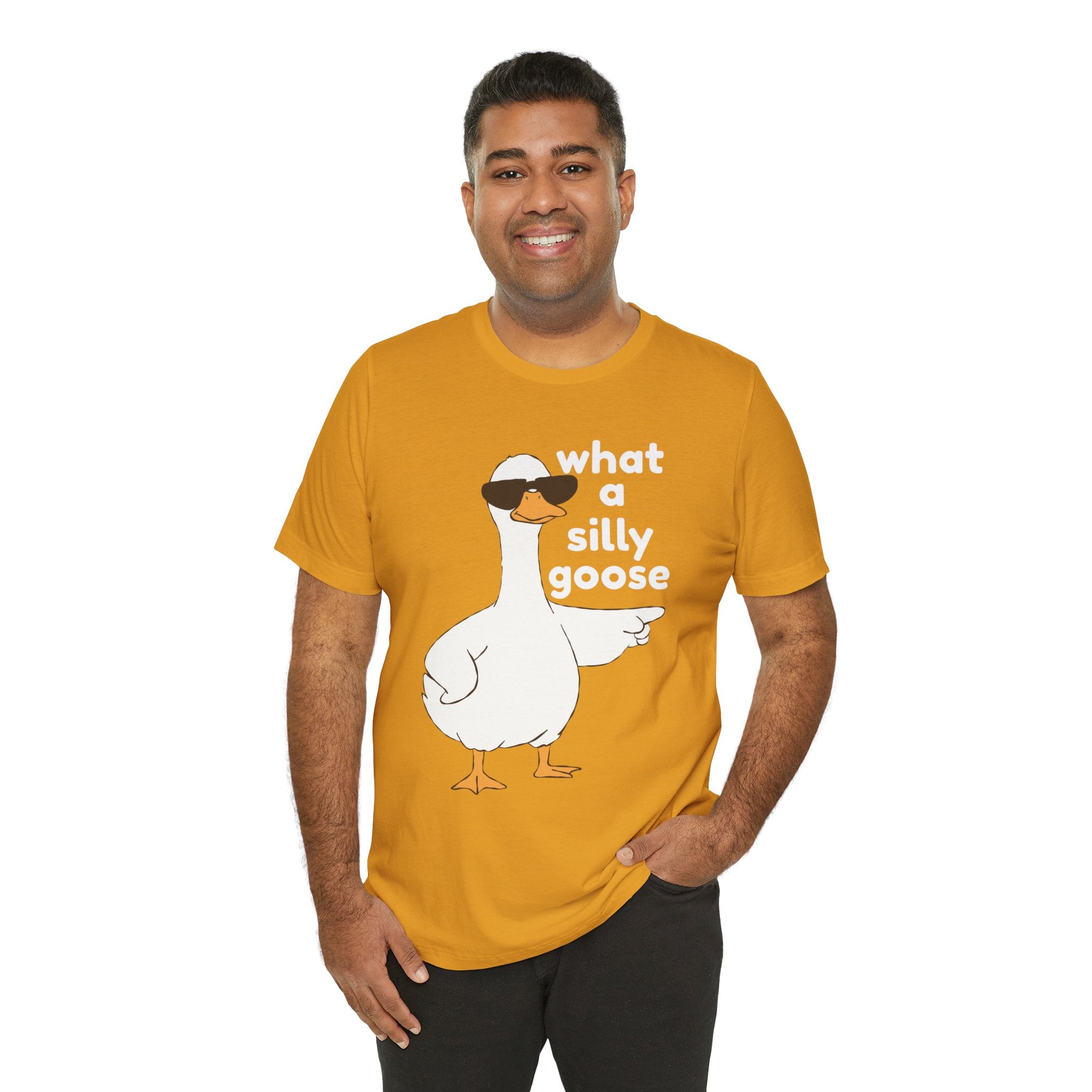 What a Silly Goose T-Shirt — Funny Cartoon Goose Tee for Animal Lovers