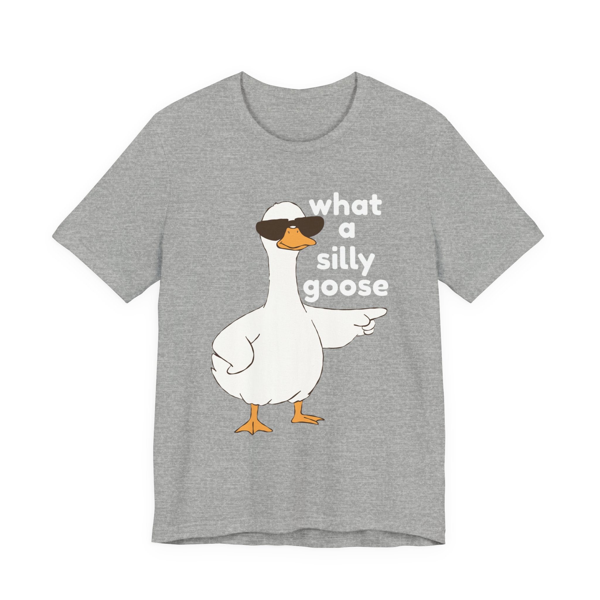 What a Silly Goose T-Shirt — Funny Cartoon Goose Tee for Animal Lovers