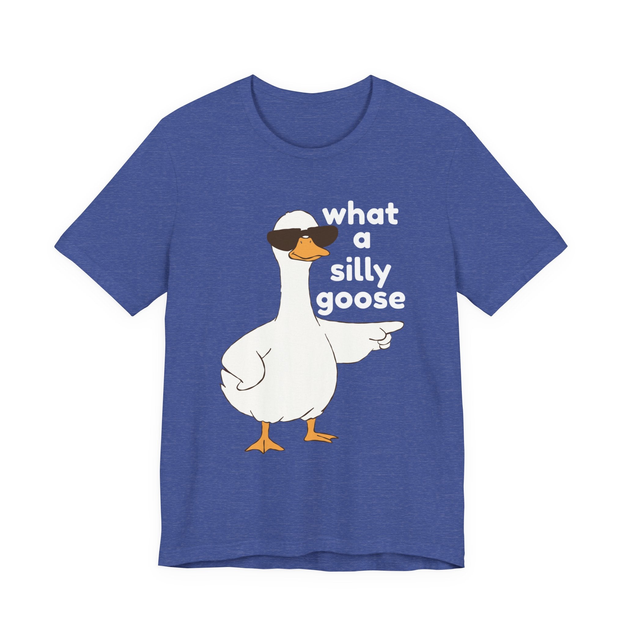 What a Silly Goose T-Shirt — Funny Cartoon Goose Tee for Animal Lovers