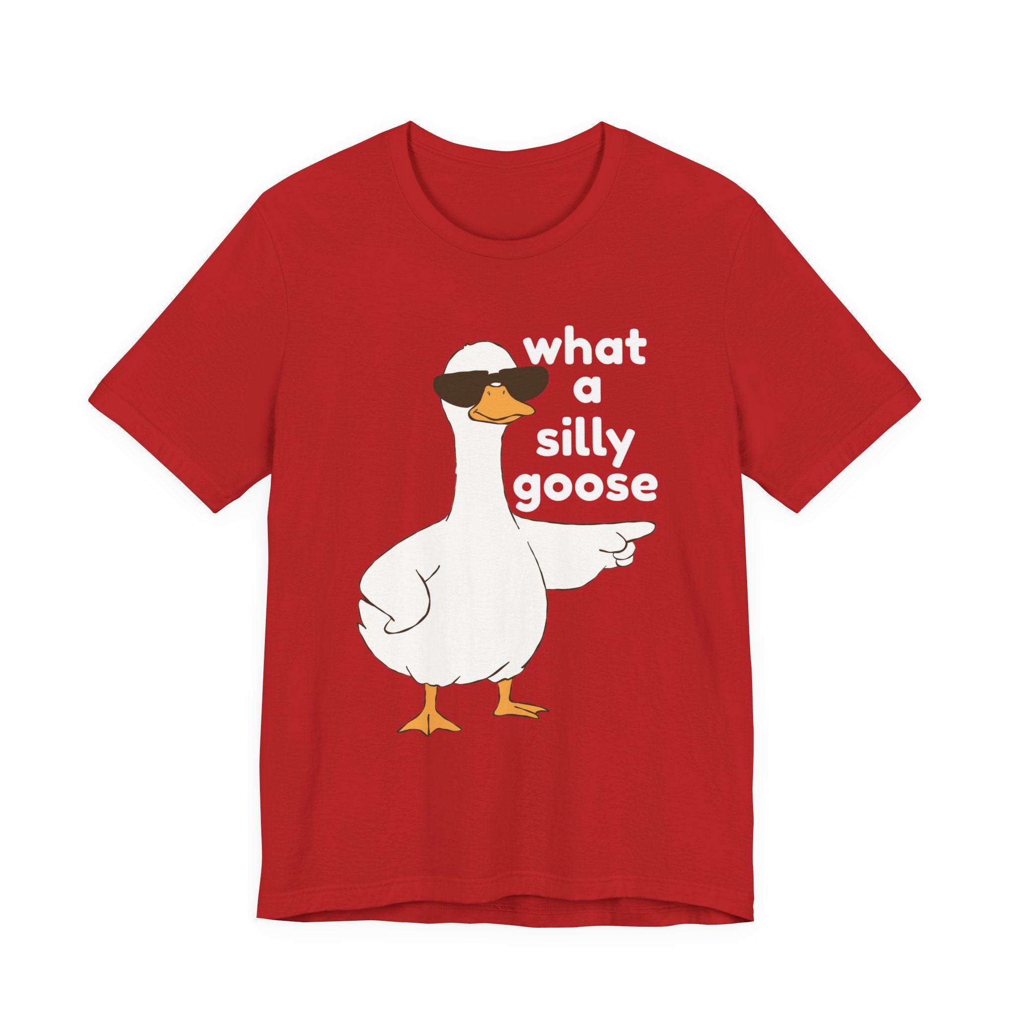 What a Silly Goose T-Shirt — Funny Cartoon Goose Tee for Animal Lovers